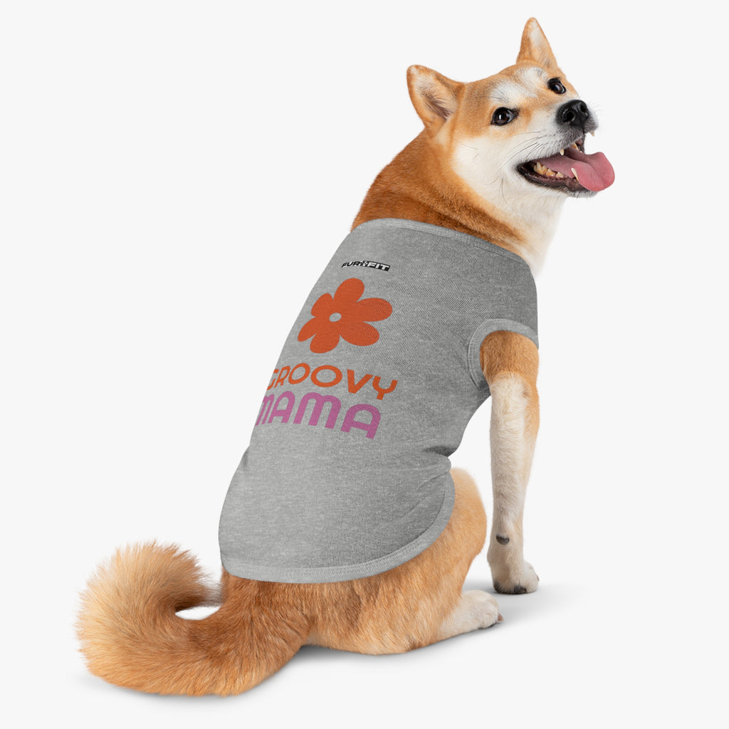 Pet T-shirt | "Groovy Mama"