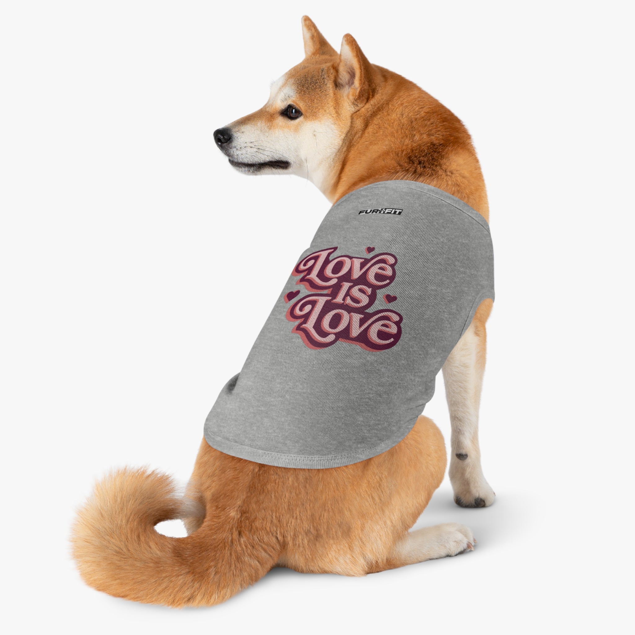 Pet T-shirt | "Love is Love"