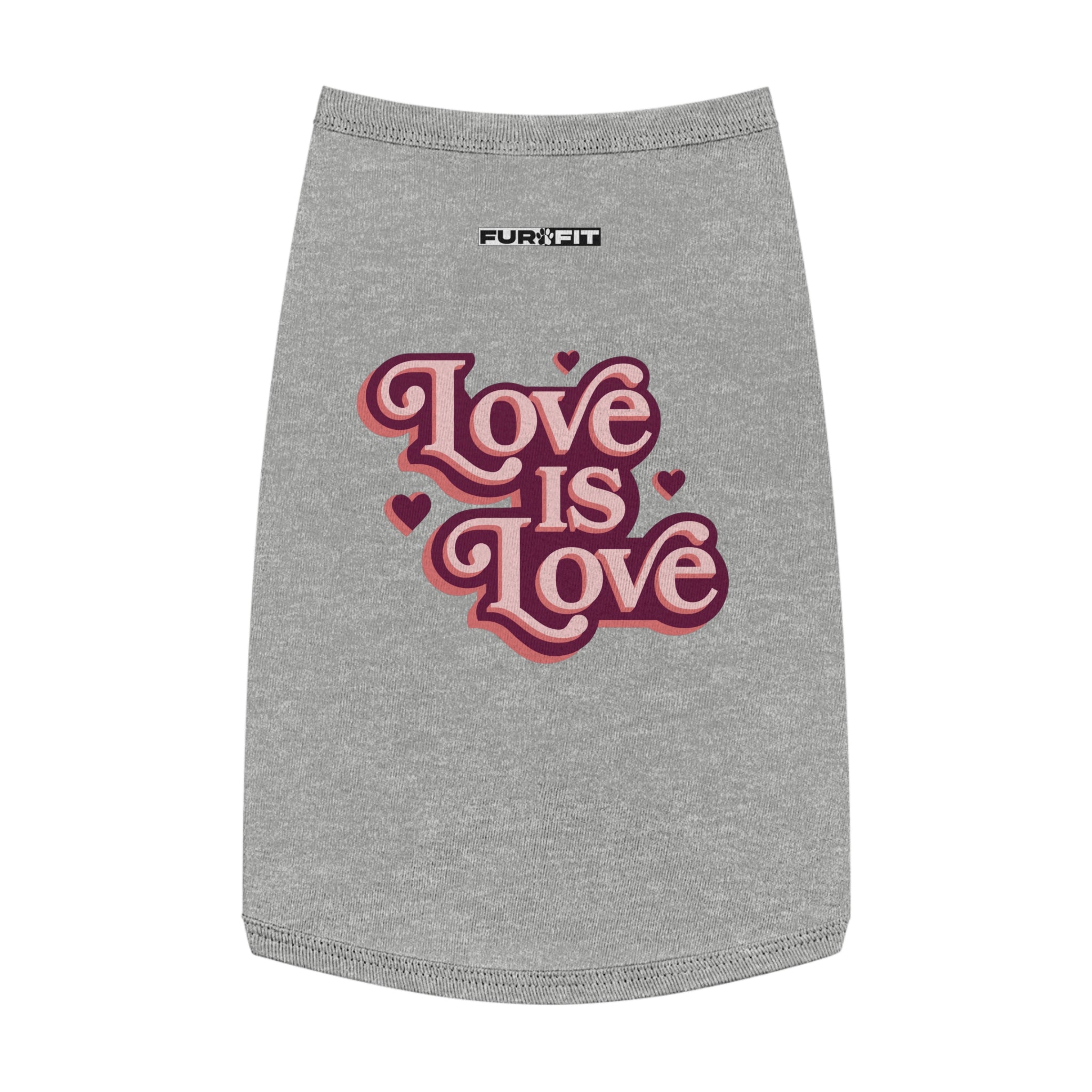 Pet T-shirt | "Love is Love"