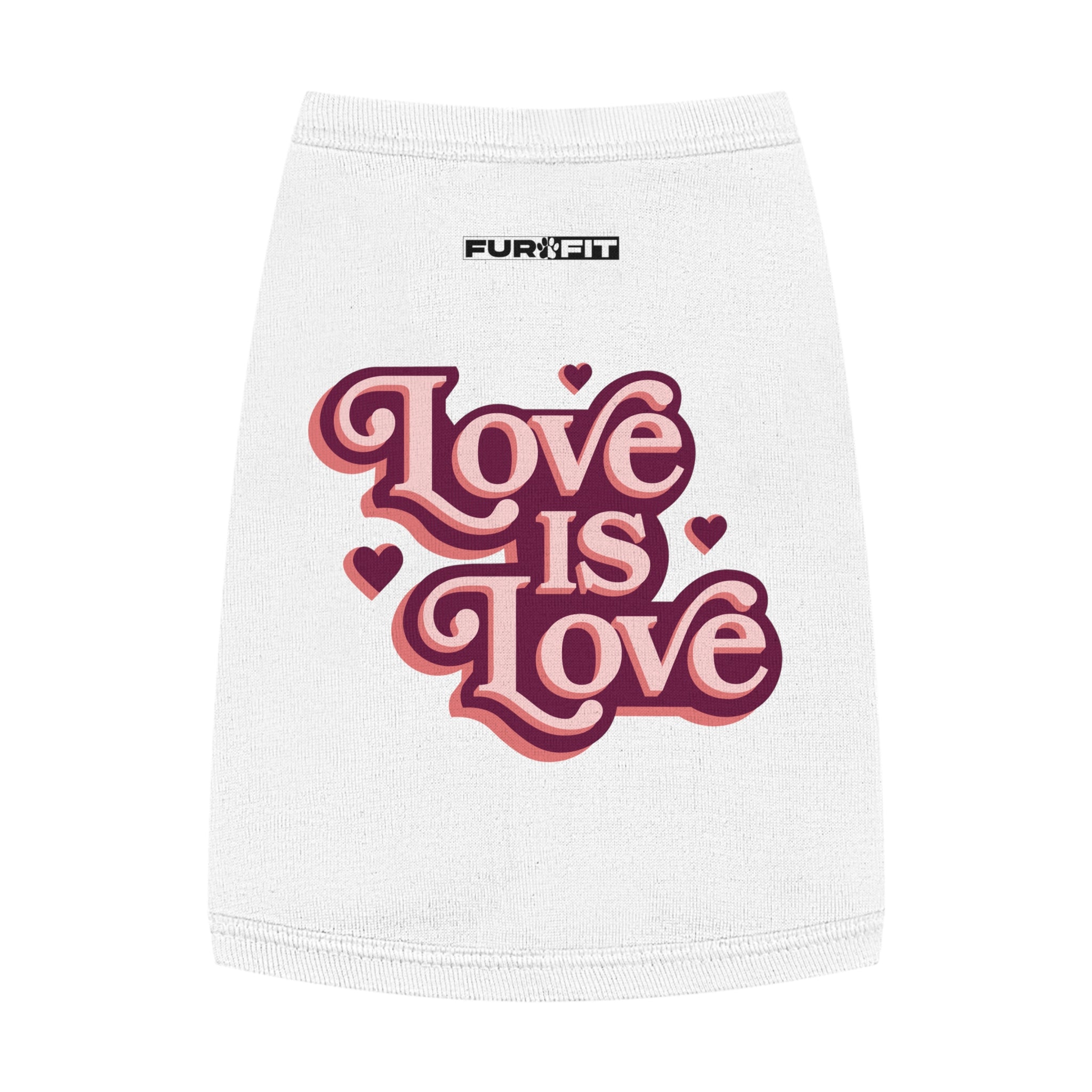 Pet T-shirt | "Love is Love"