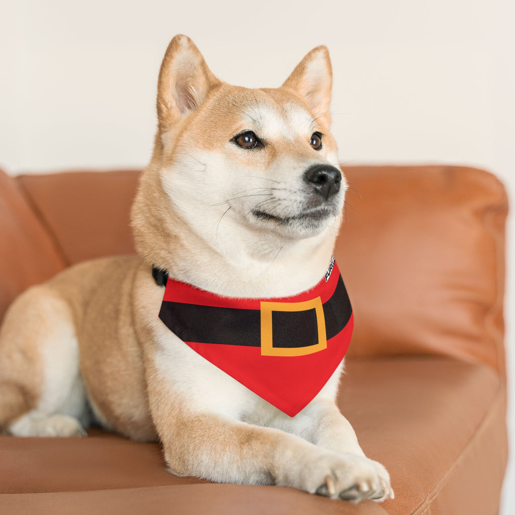 Pet Bandana Collar | "Santa's Belt"