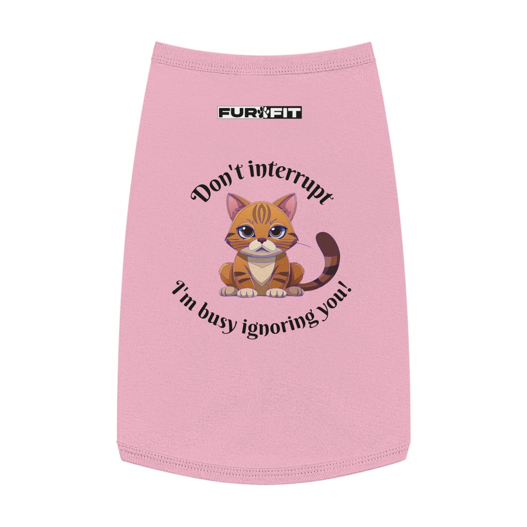 Pet T-shirt | "Don't Interrupt I'm Busy Ignoring You"