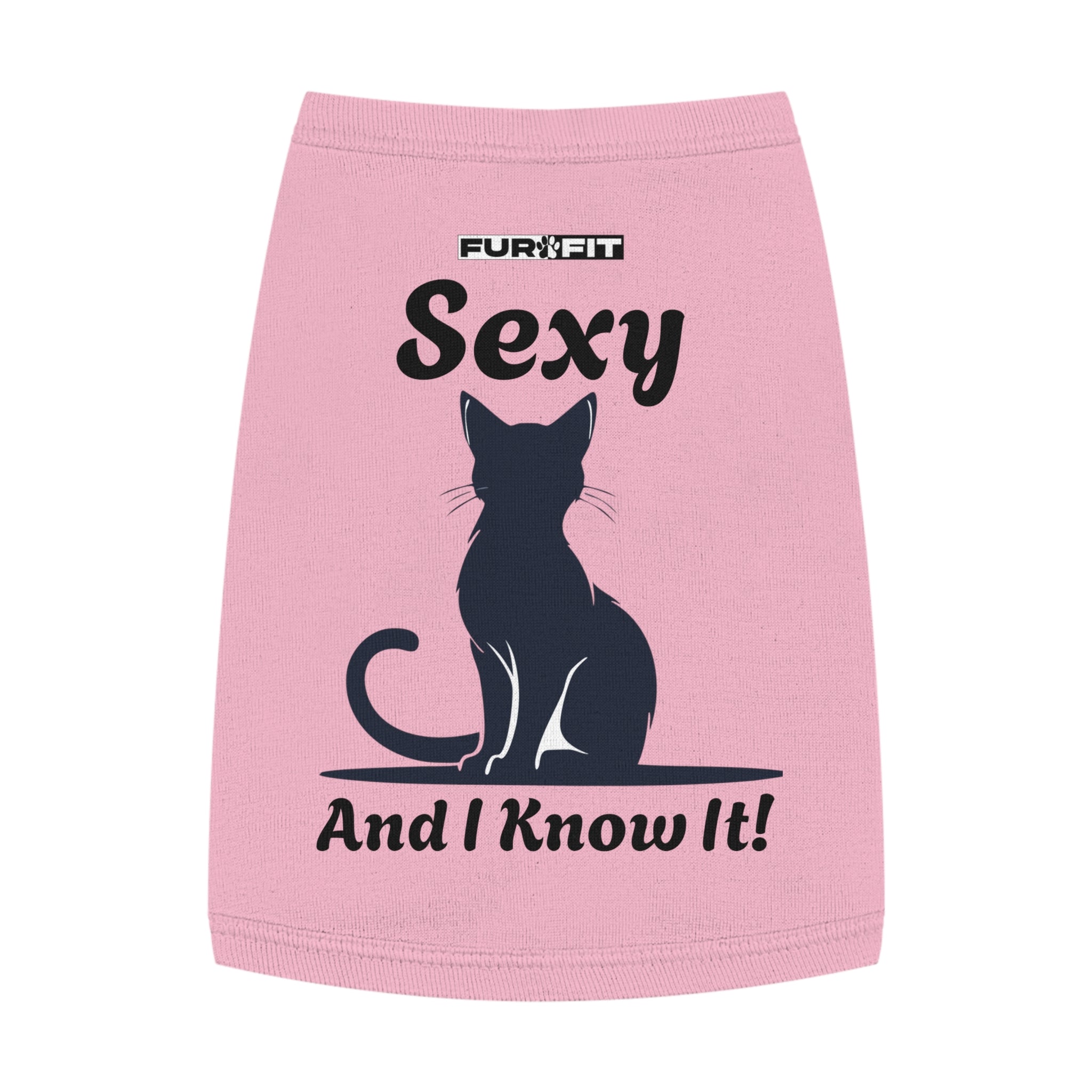 Pet Tank Top |  "Sexy And I Know It"