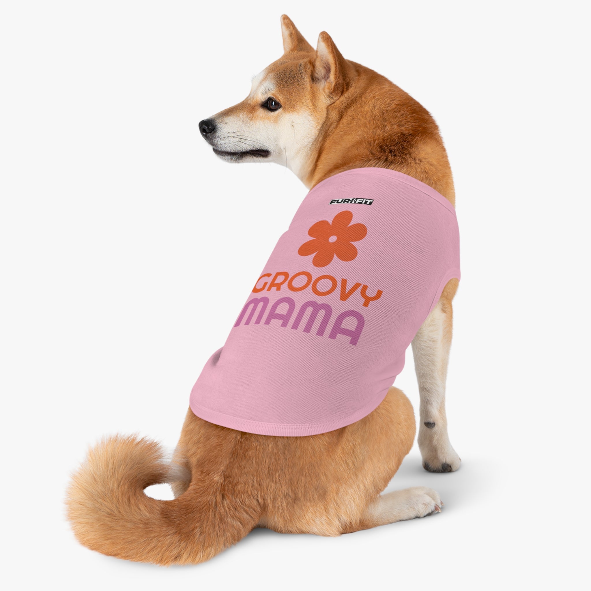 Pet T-shirt | "Groovy Mama"