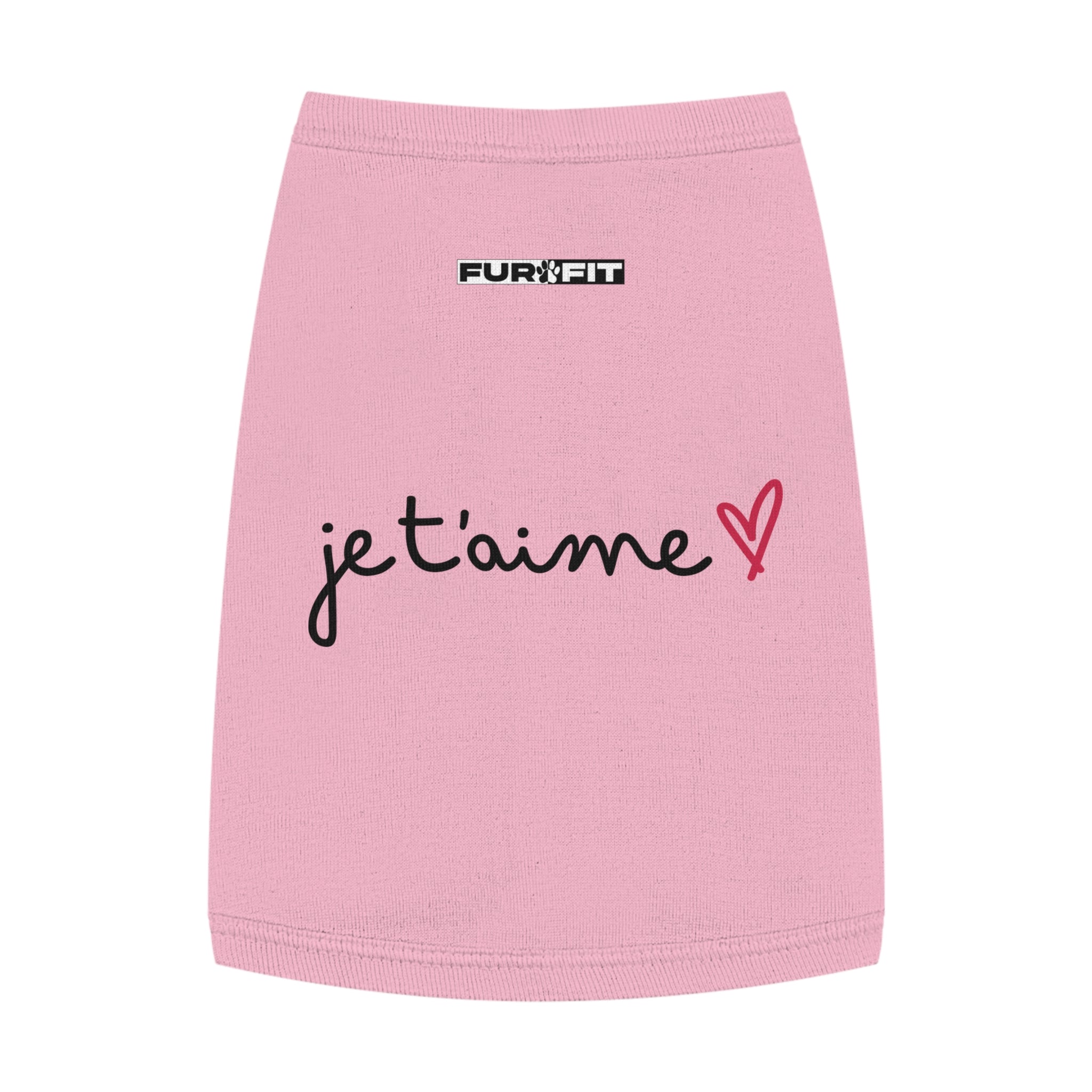 Pet T-shirt | "je t'aime" (I love you)