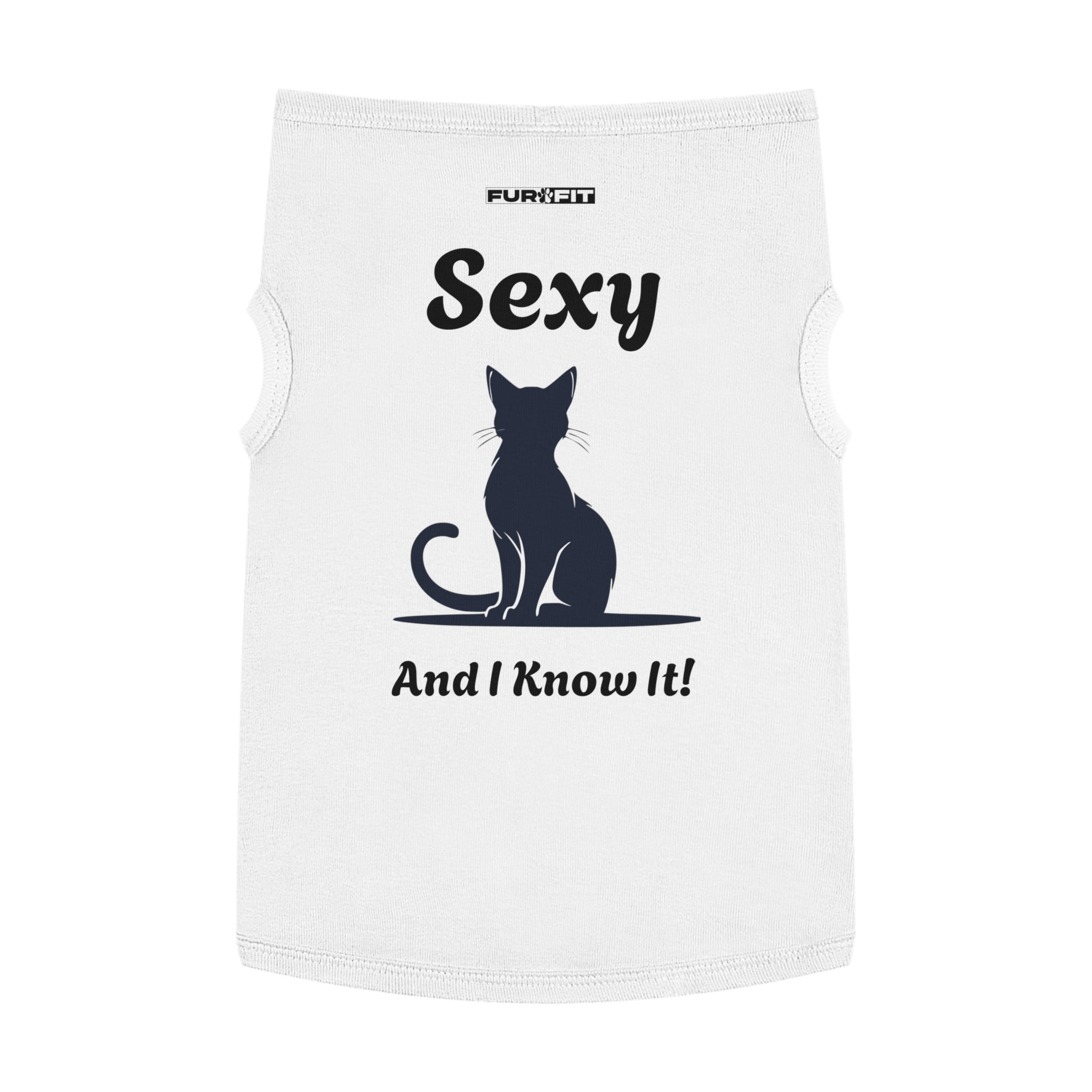 Pet Tank Top |  "Sexy And I Know It"