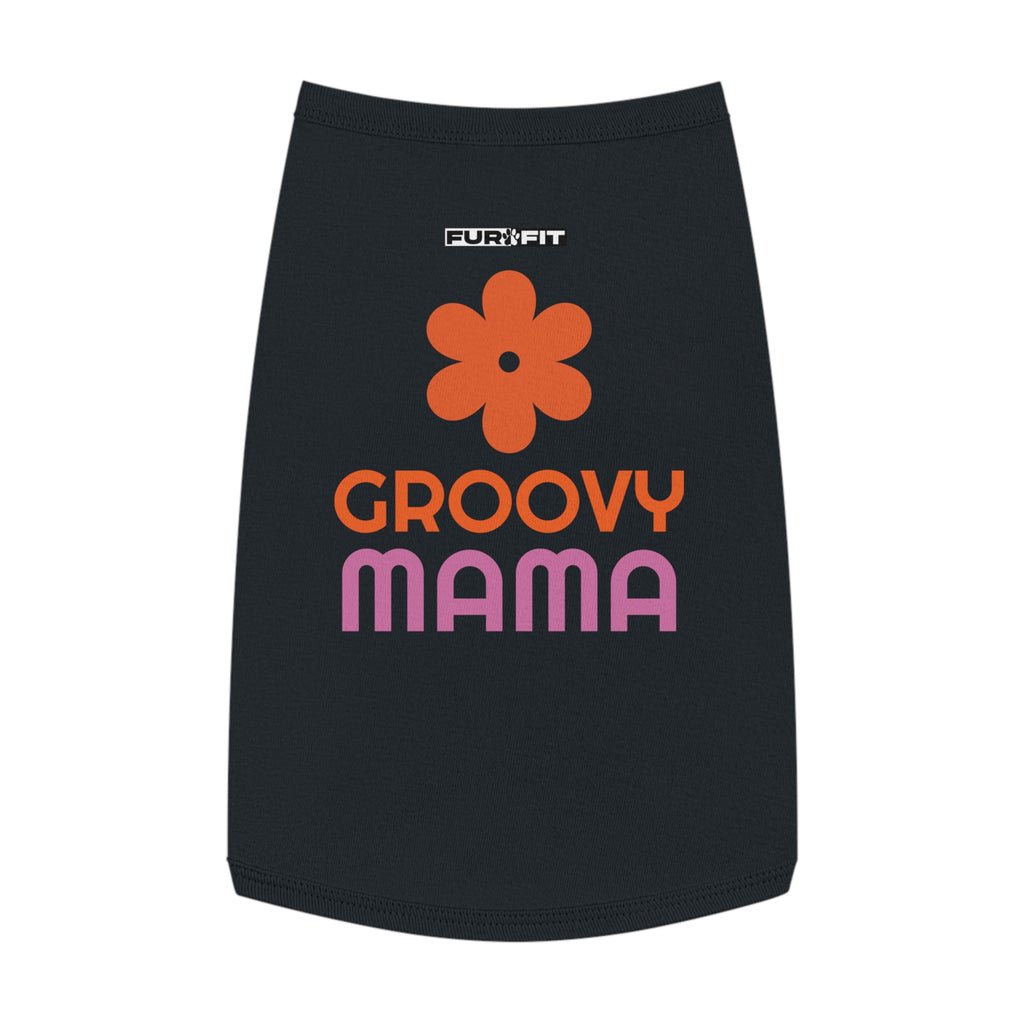 Pet T-shirt | "Groovy Mama"
