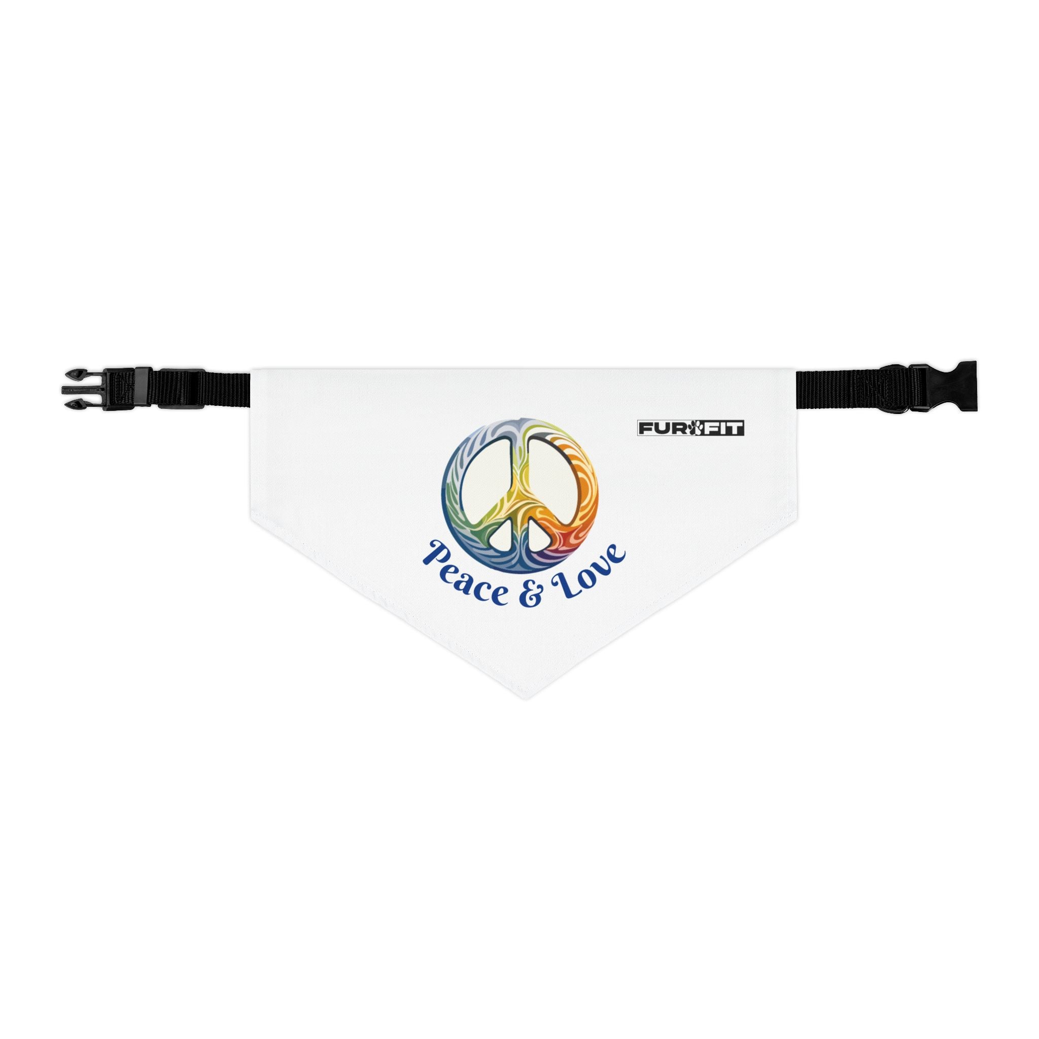 Pet Bandana | 'Peace & Love'