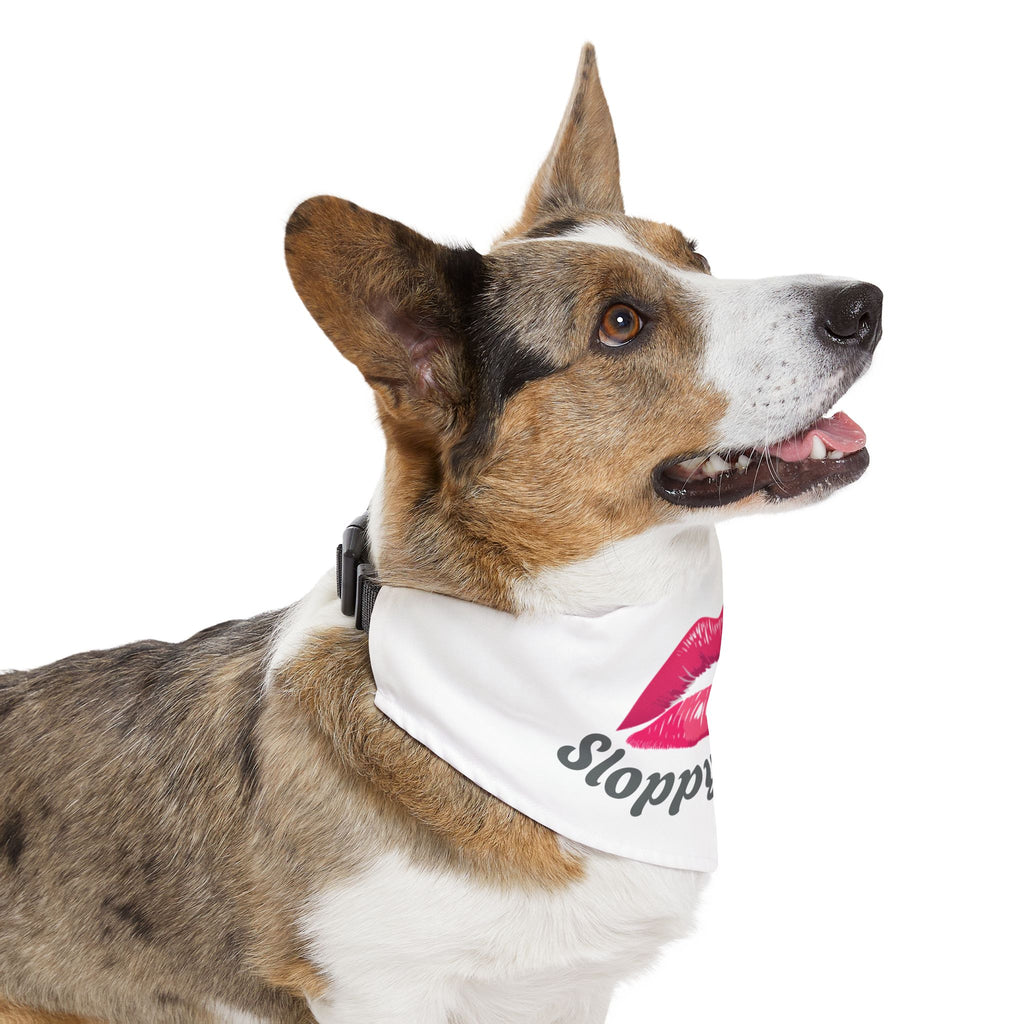 Pet Bandana Collar | 'Sloppy Kisser'