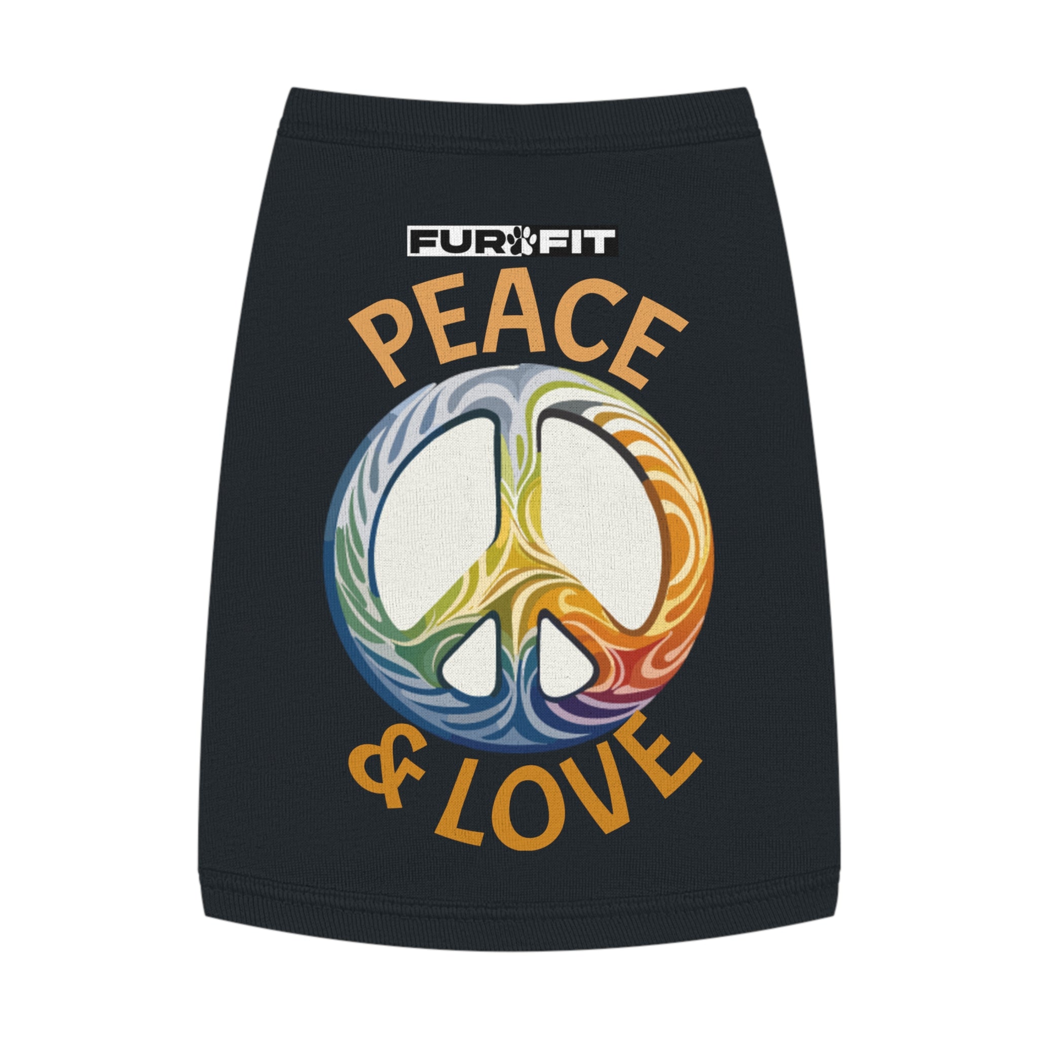 Pet T-shirt | "Peace & Love"