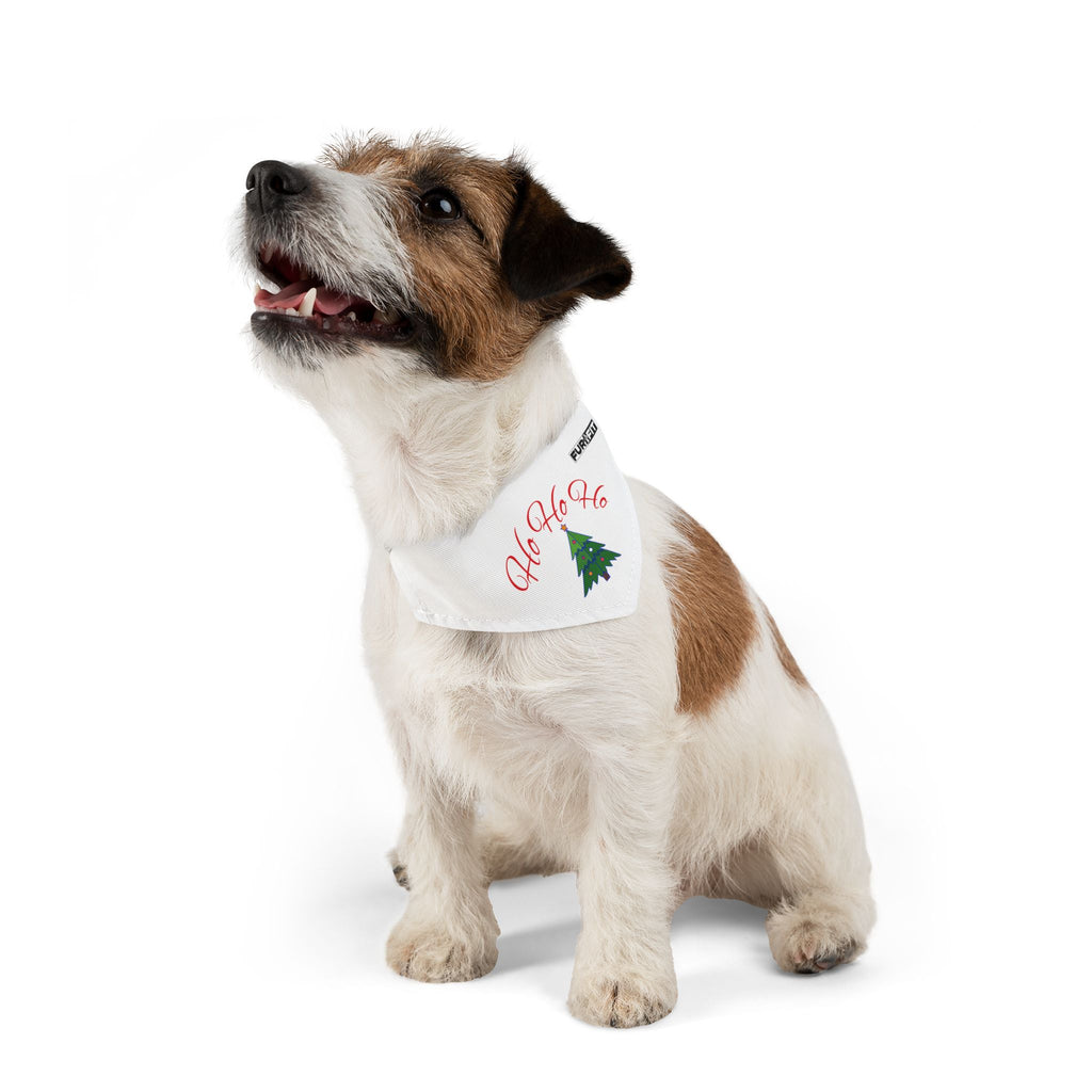 Pet Bandana Collar | 'Ho Ho Ho' (with tree)