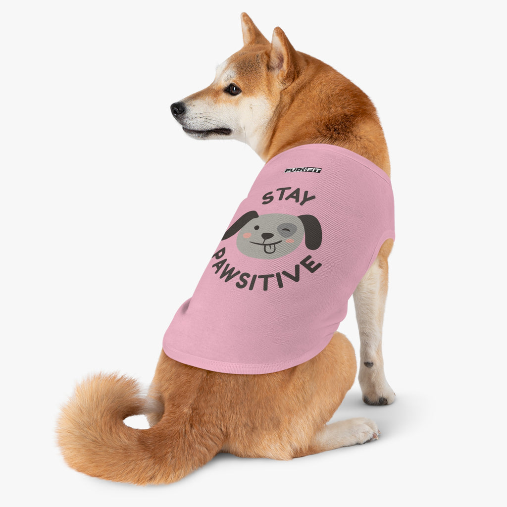 Pet T-shirt | "Stay Pawsitive"