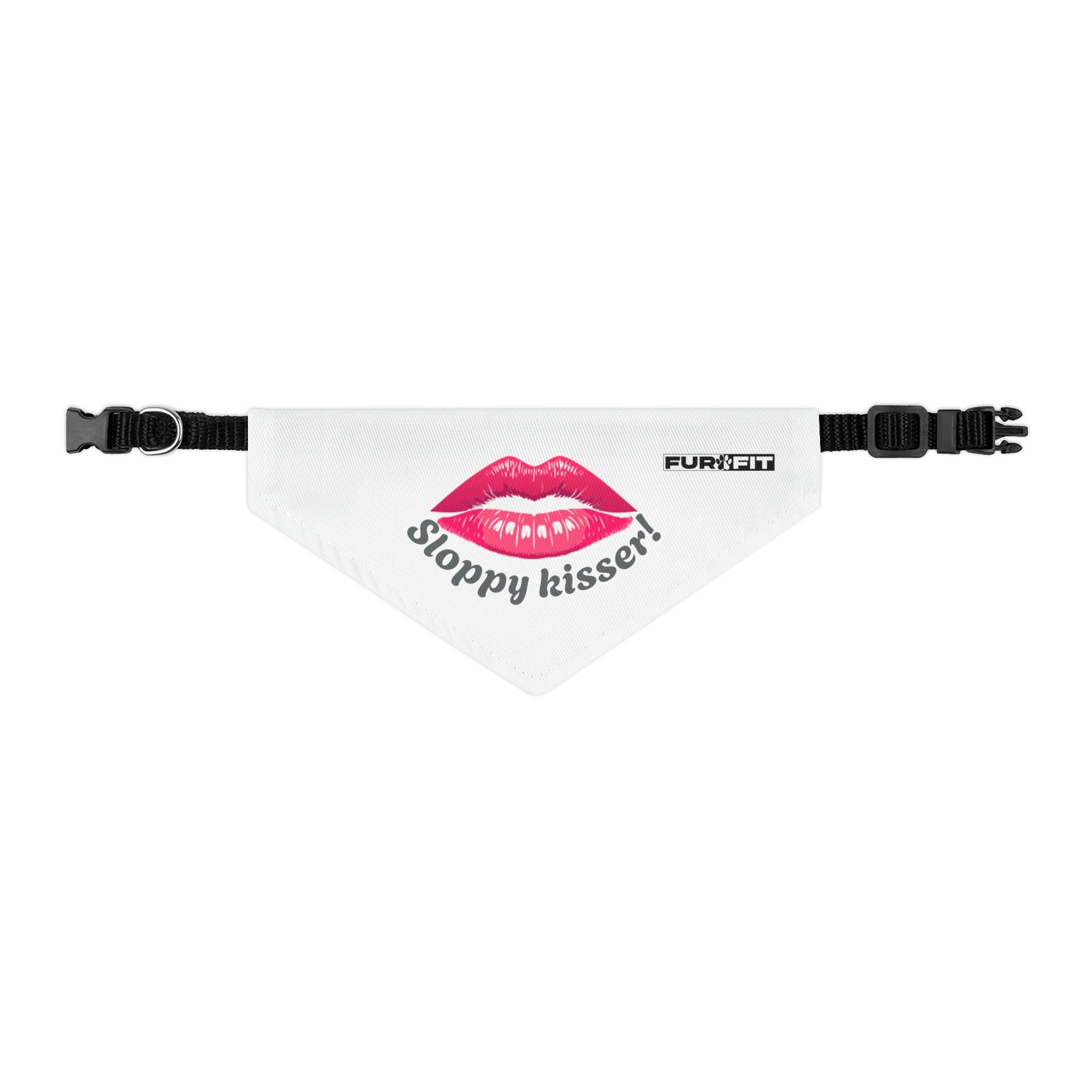 Pet Bandana Collar | 'Sloppy Kisser'