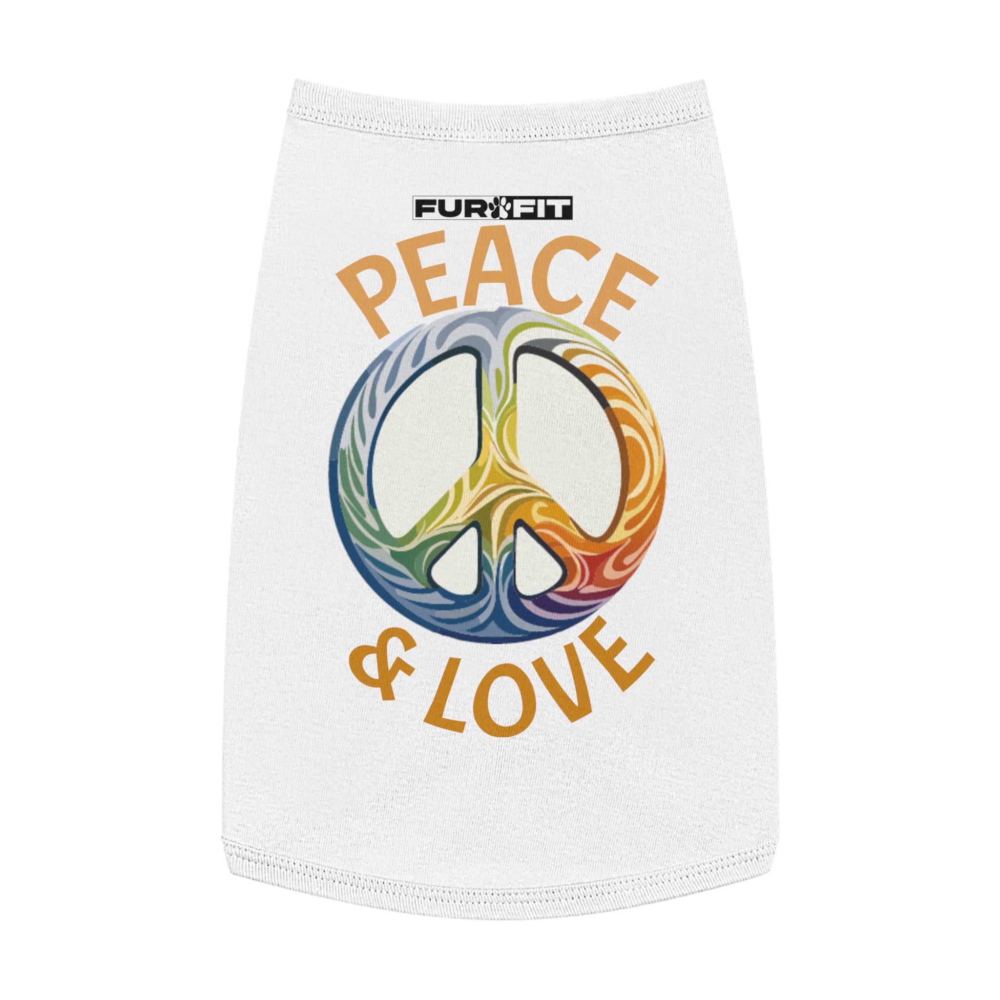 Pet T-shirt | "Peace & Love"
