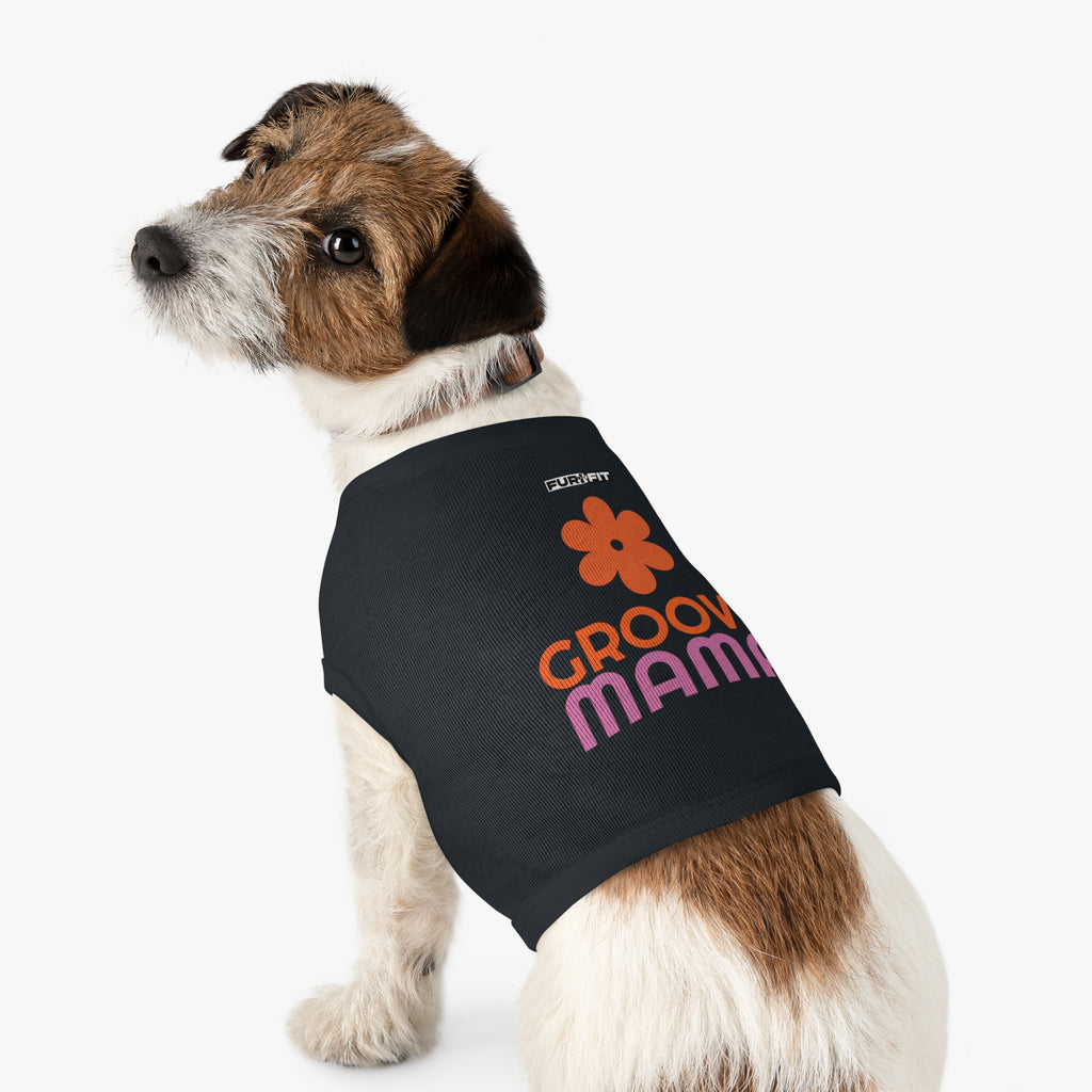 Pet T-shirt | "Groovy Mama"