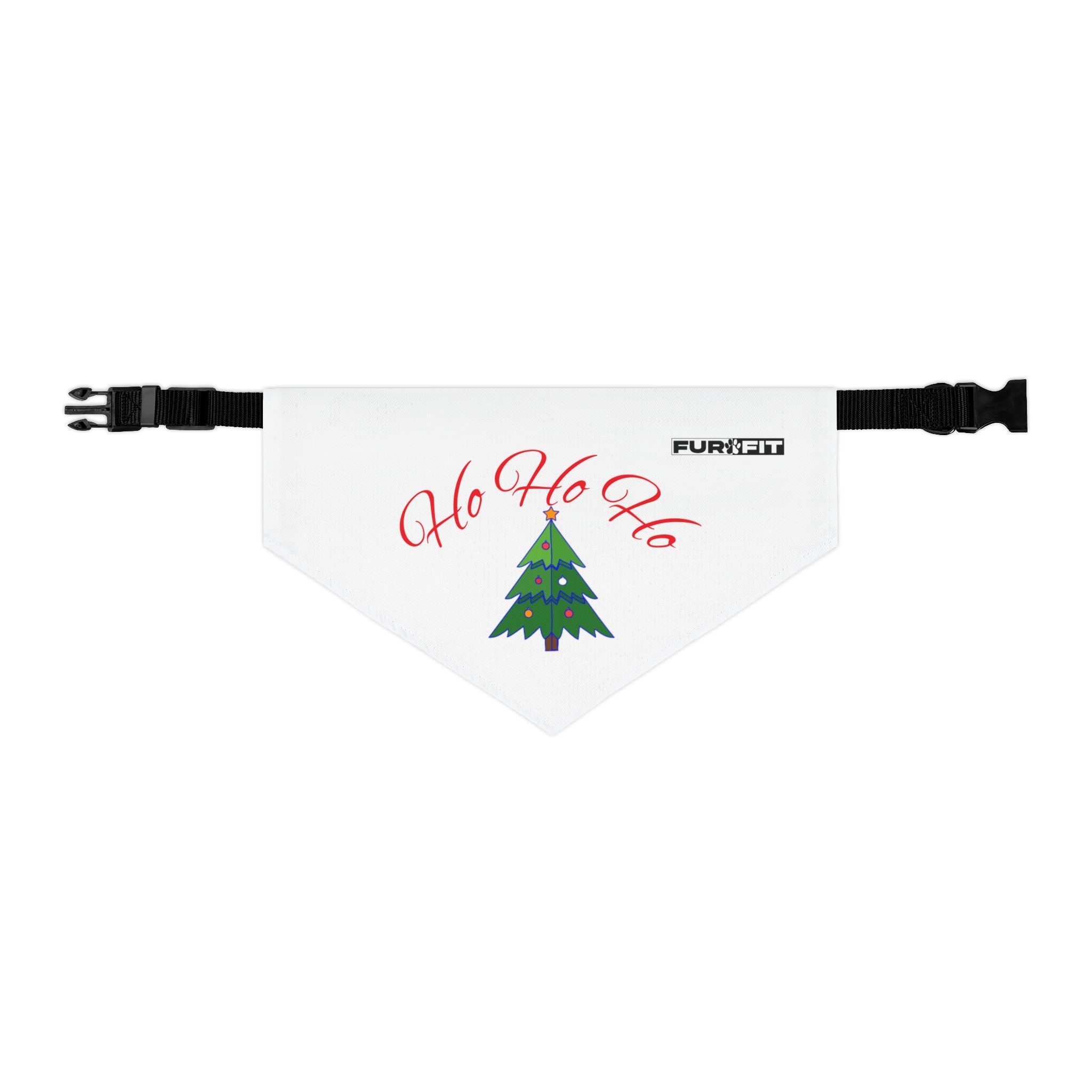 Pet Bandana Collar | 'Ho Ho Ho' (with tree)