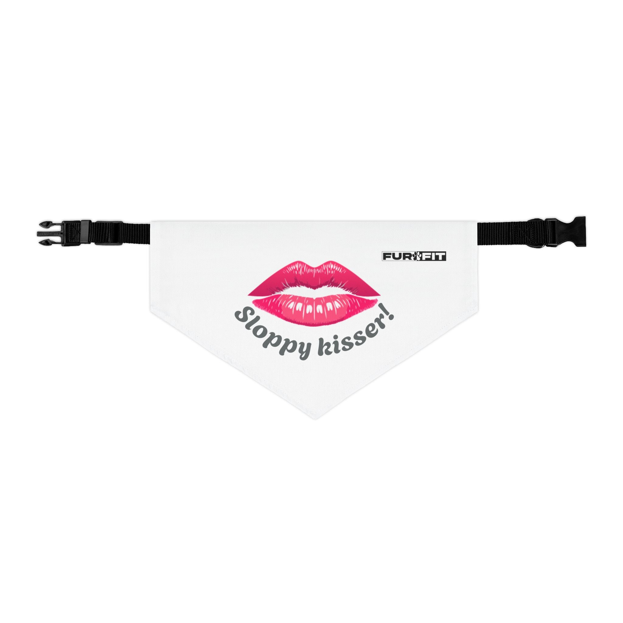 Pet Bandana Collar | 'Sloppy Kisser'