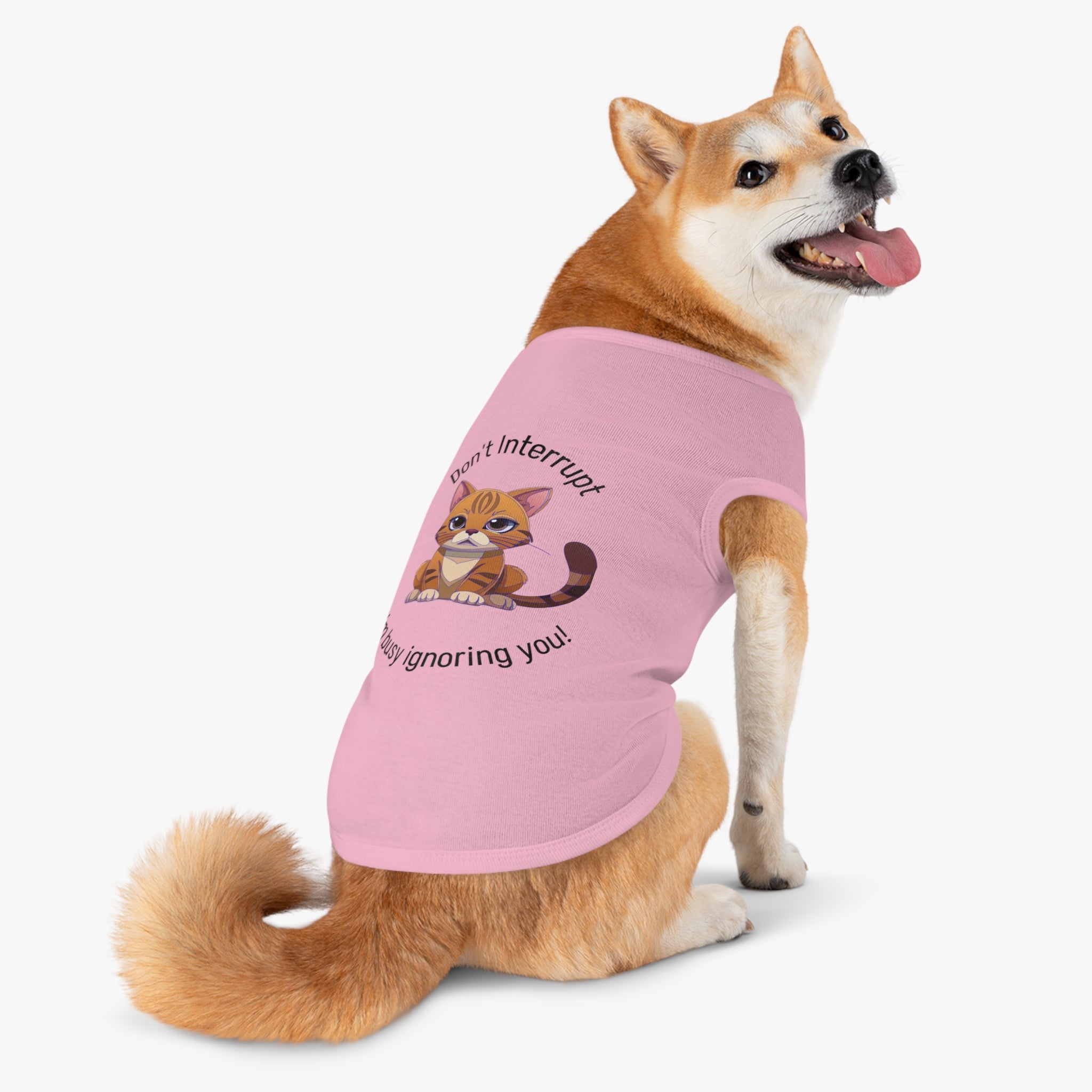 Pet Tank Top | "Don't Interrupt, I'm Busy Ignoring You"