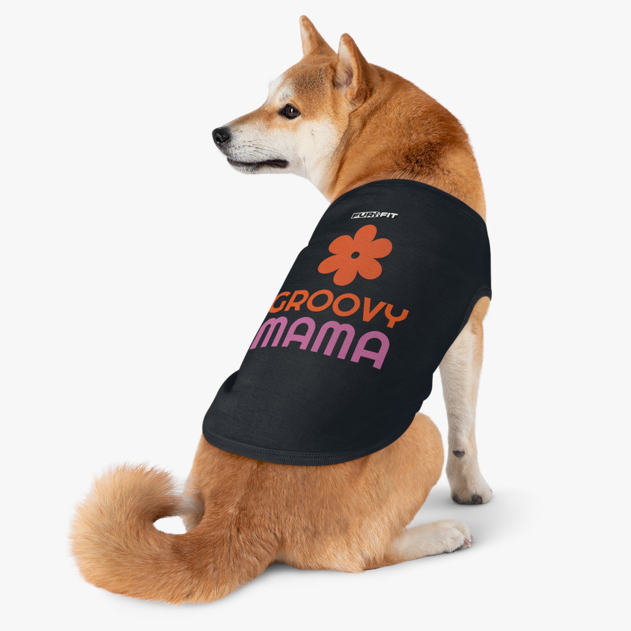 Pet T-shirt | "Groovy Mama"