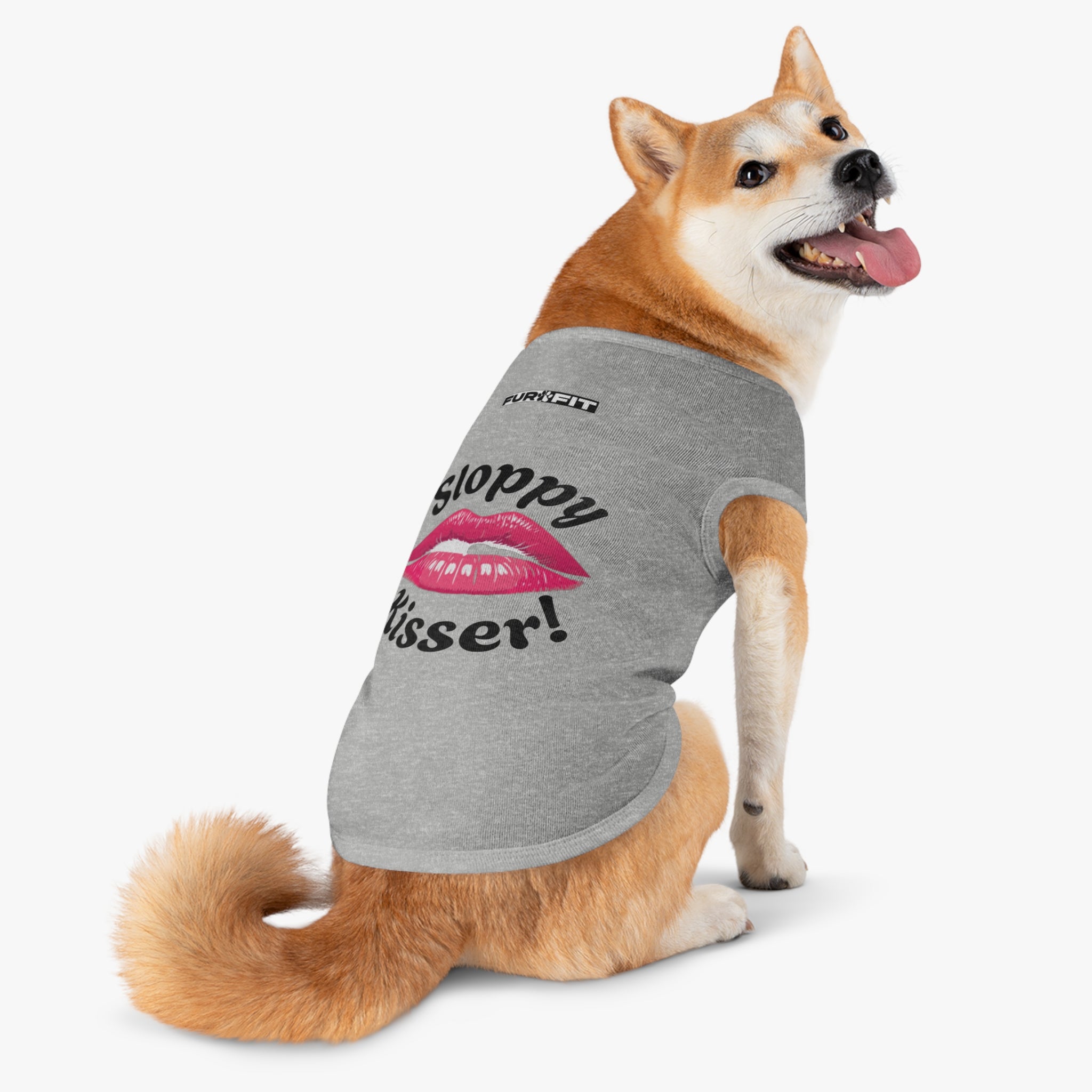 Pet T-shirt | "Sloppy Kisser"