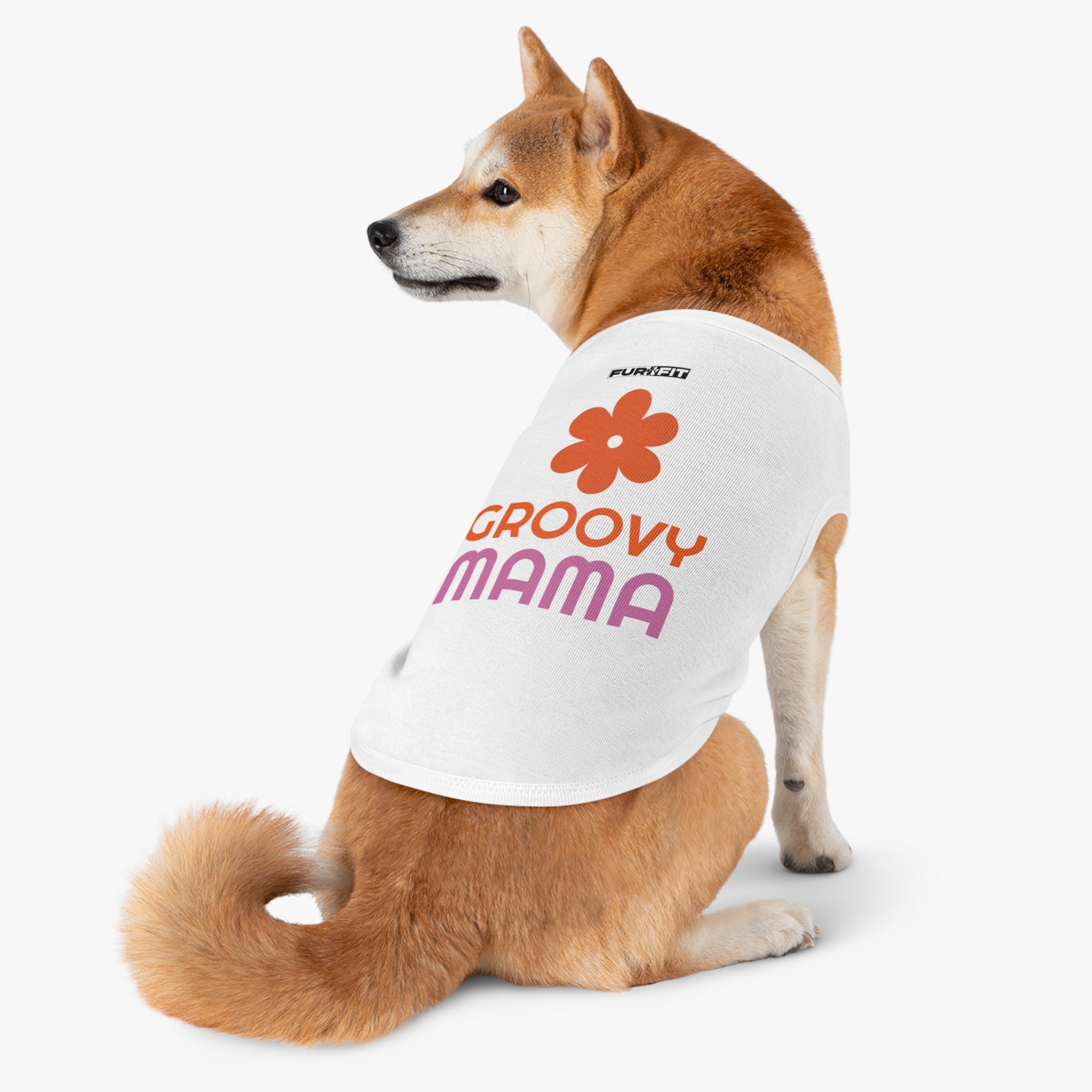 Pet T-shirt | "Groovy Mama"