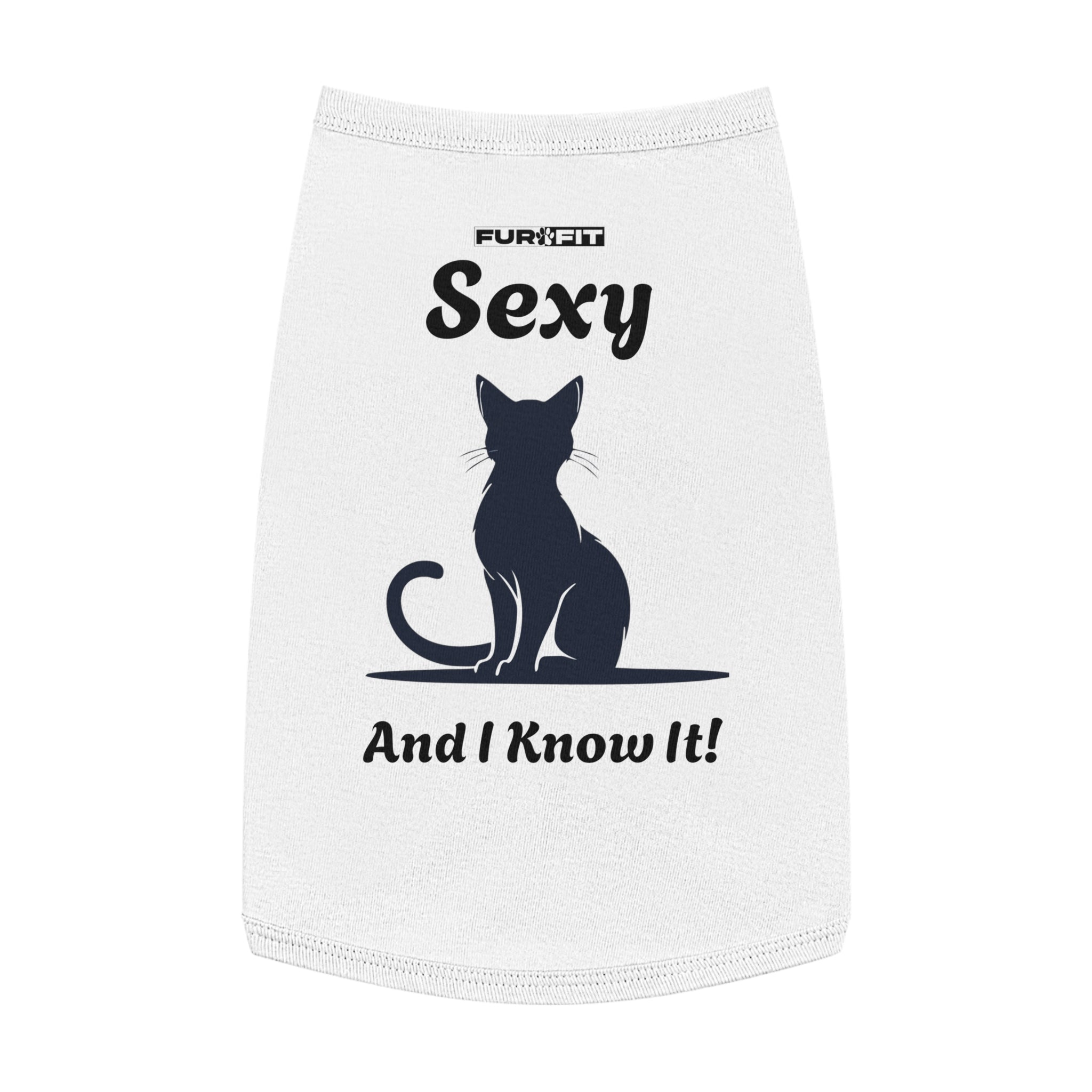 Pet Tank Top |  "Sexy And I Know It"