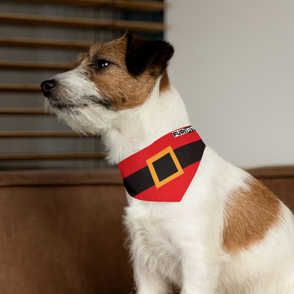 Pet Bandana Collar | "Santa's Belt"
