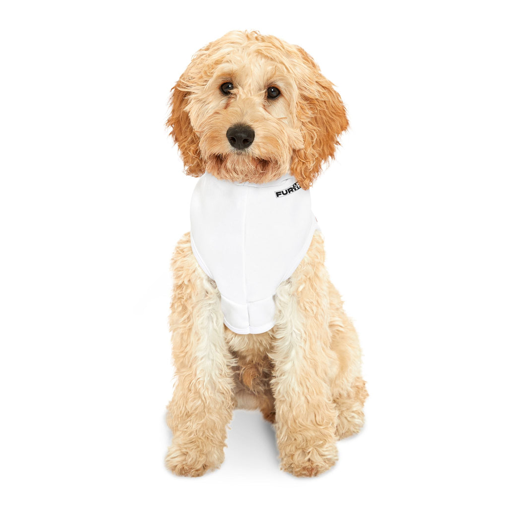 Pet Hoodie | "Puppy Power" (on white)