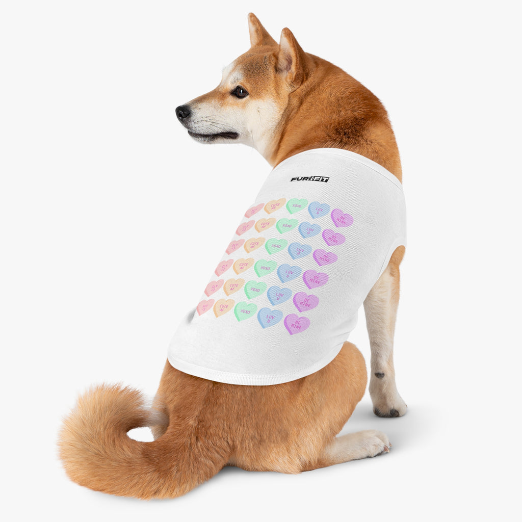 Pet T-shirt | Candy Heart Valentine Tee