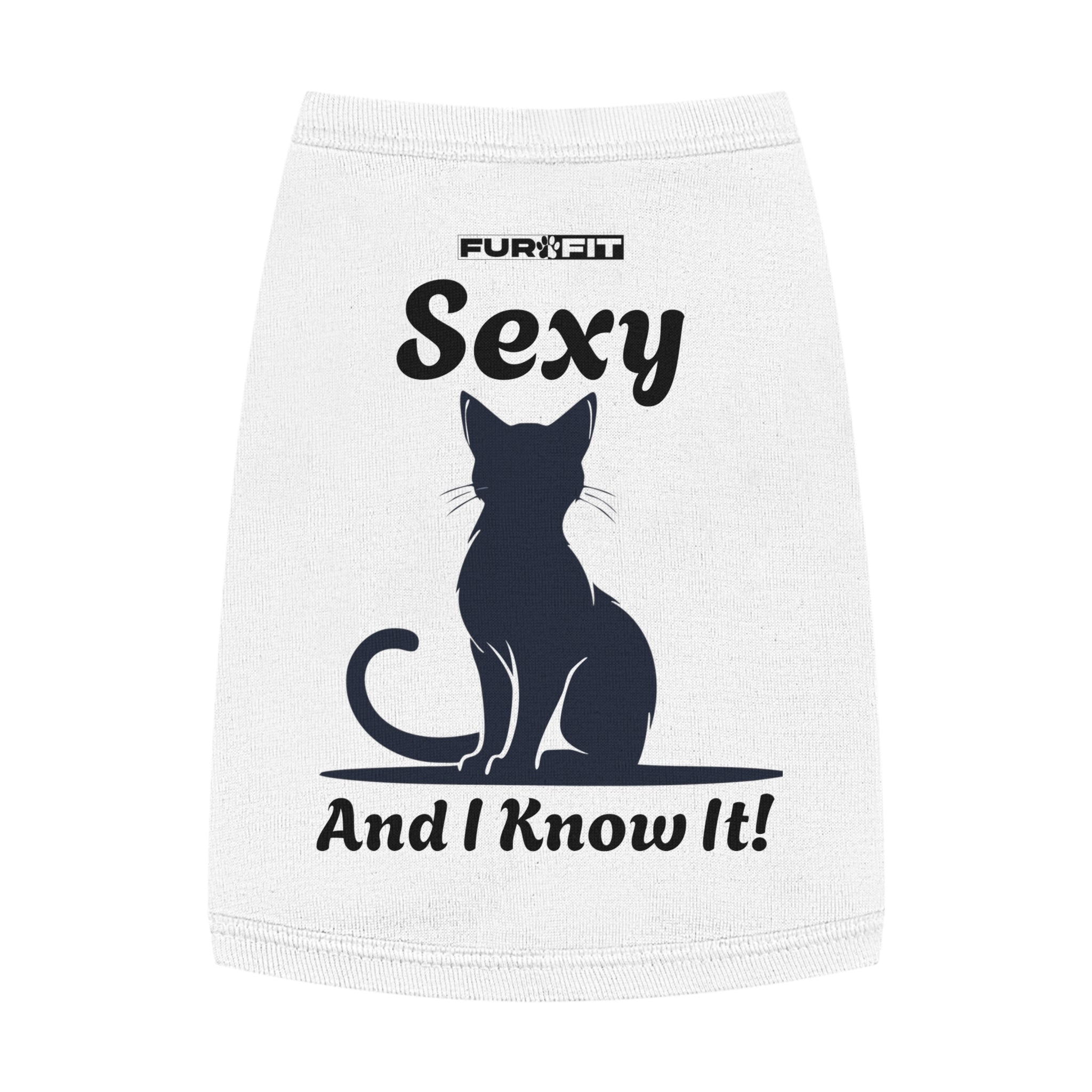 Pet Tank Top |  "Sexy And I Know It"