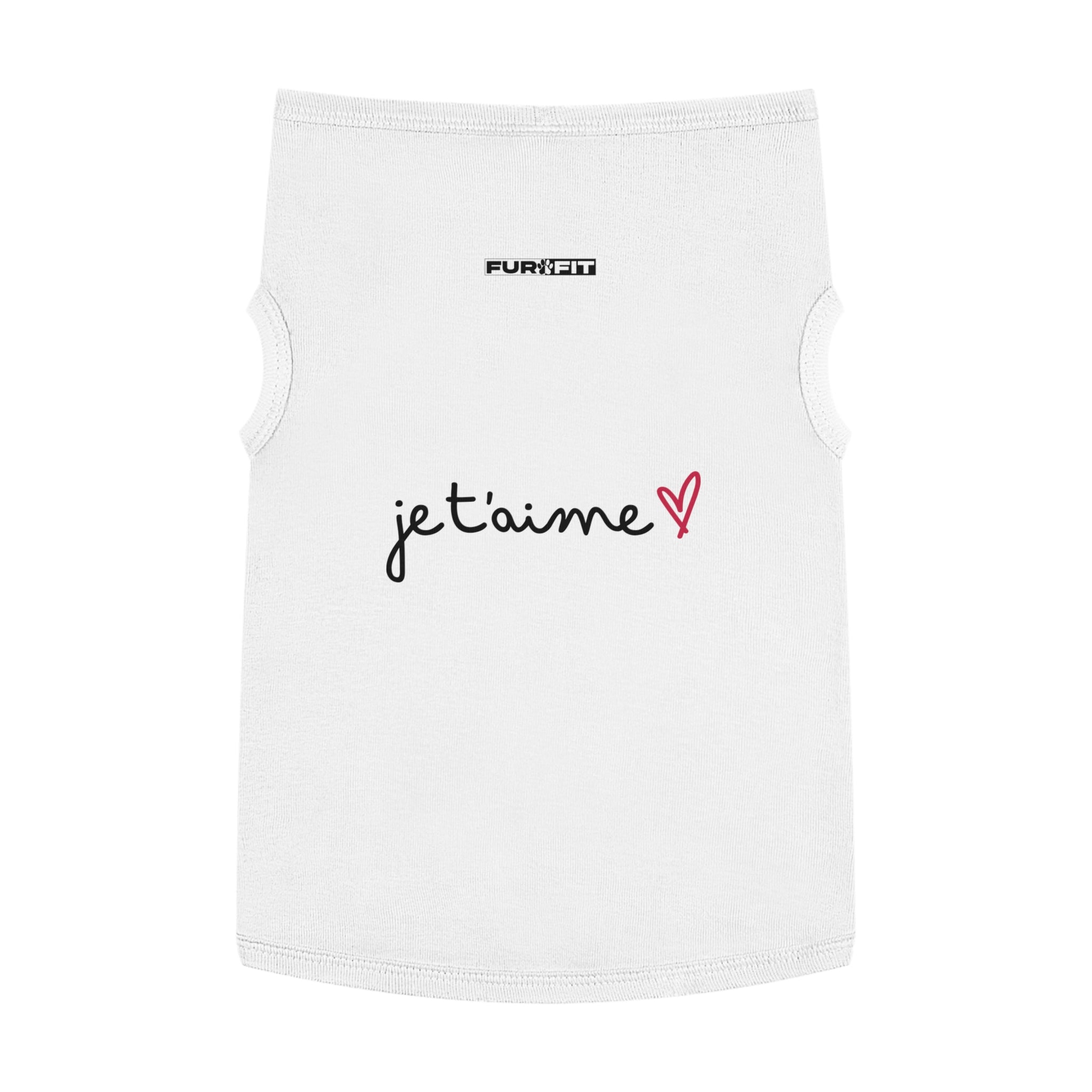 Pet T-shirt | "je t'aime" (I love you)