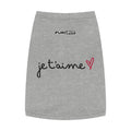 Pet T-shirt | "je t'aime" (I love you)
