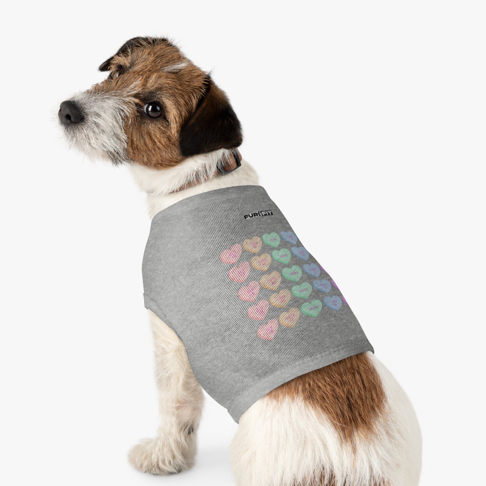 Pet T-shirt | Candy Heart Valentine Tee
