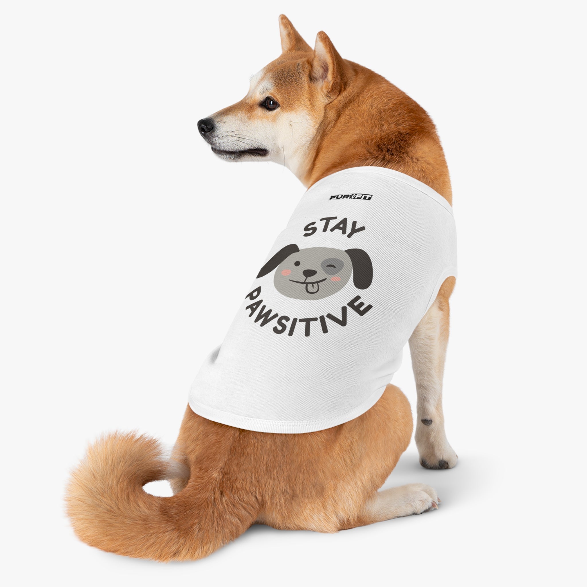 Pet T-shirt | "Stay Pawsitive"