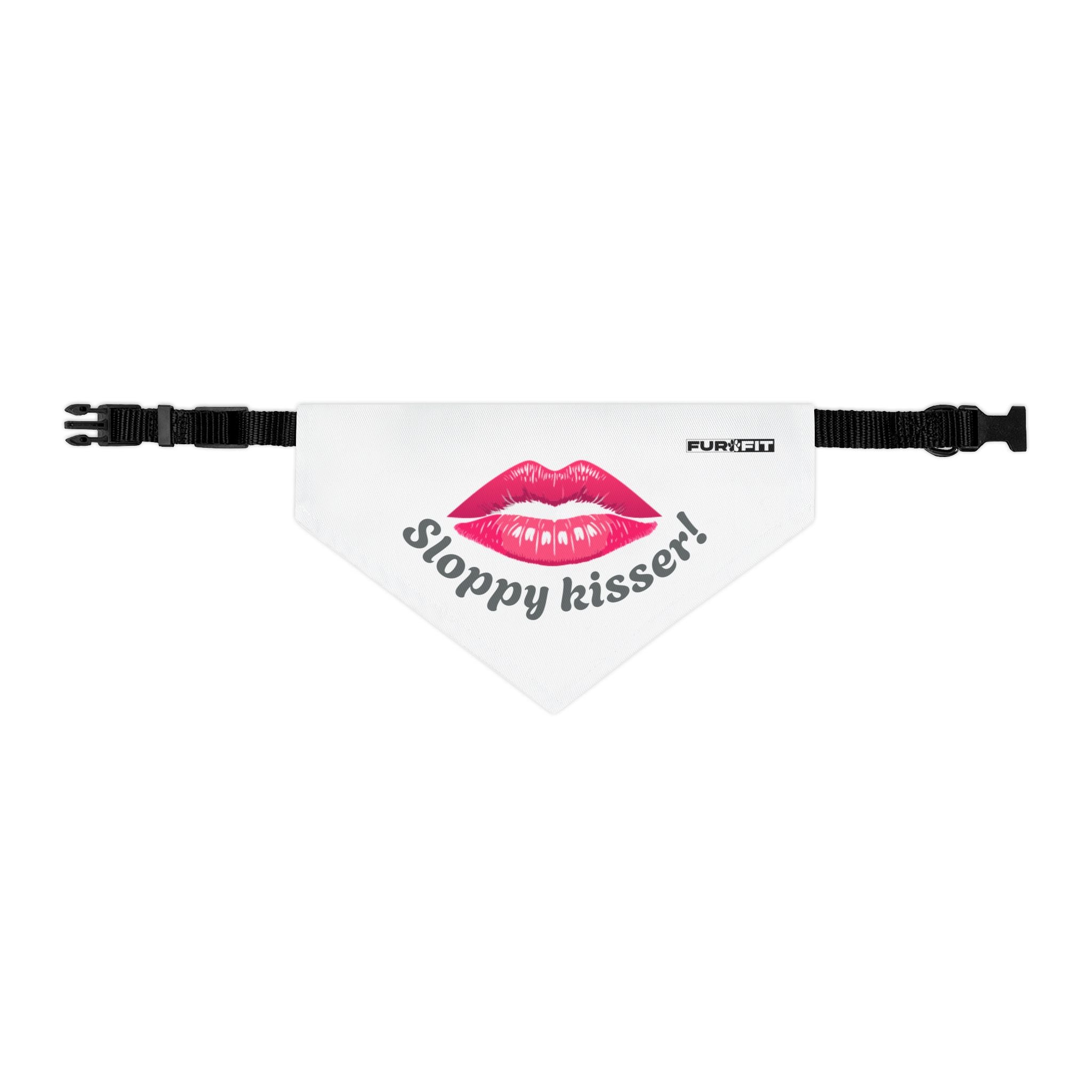 Pet Bandana Collar | 'Sloppy Kisser'