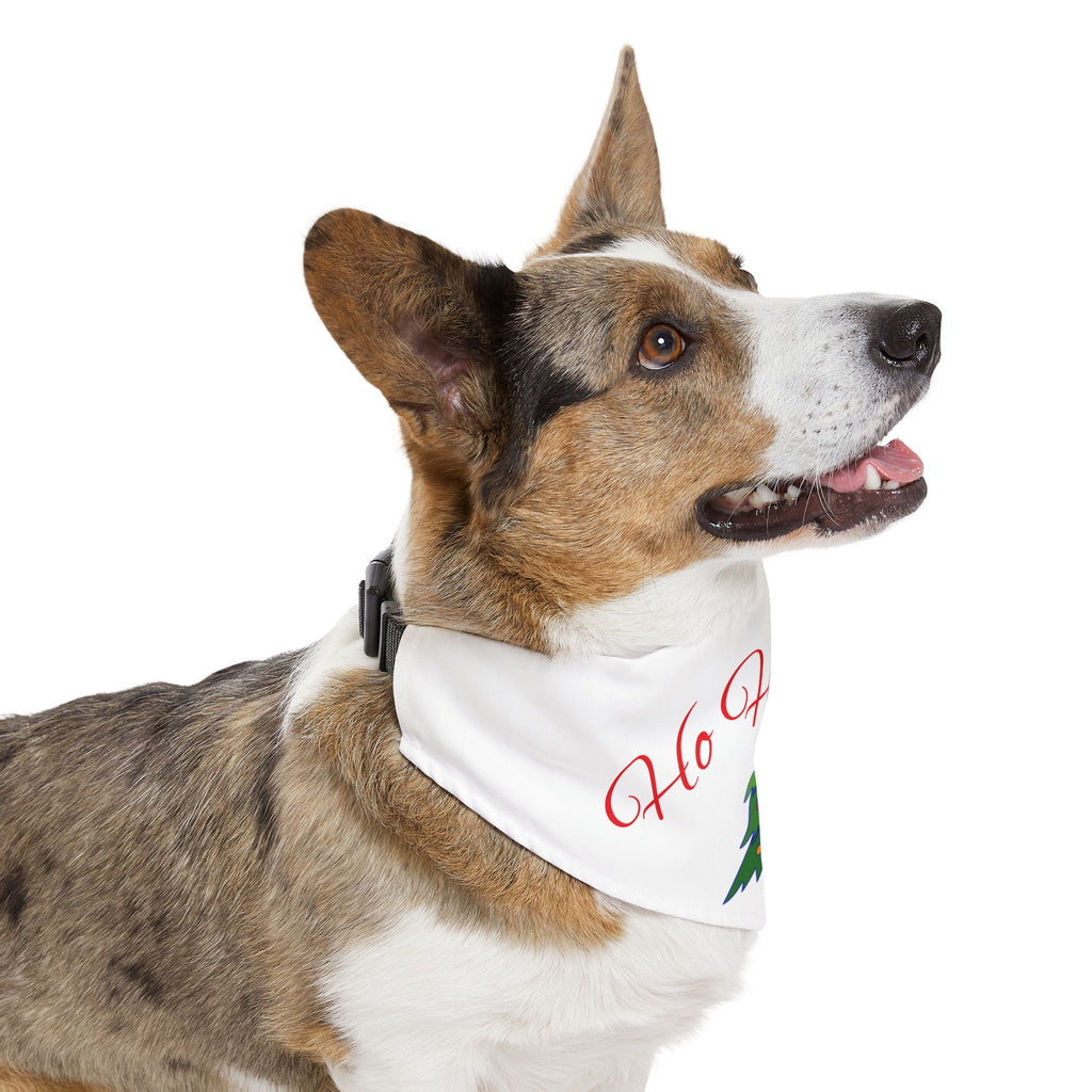 Pet Bandana Collar | 'Ho Ho Ho' (with tree)