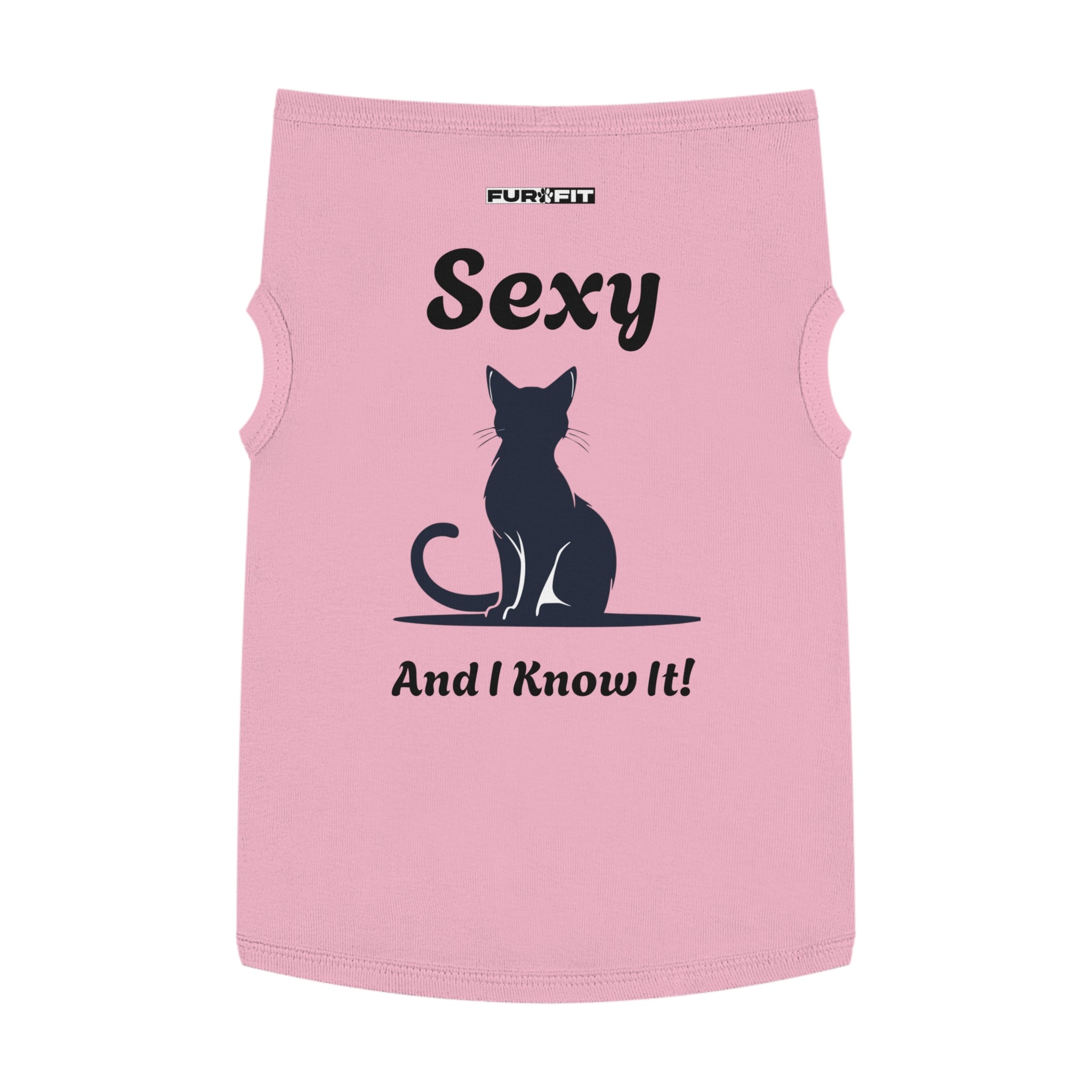 Pet Tank Top |  "Sexy And I Know It"