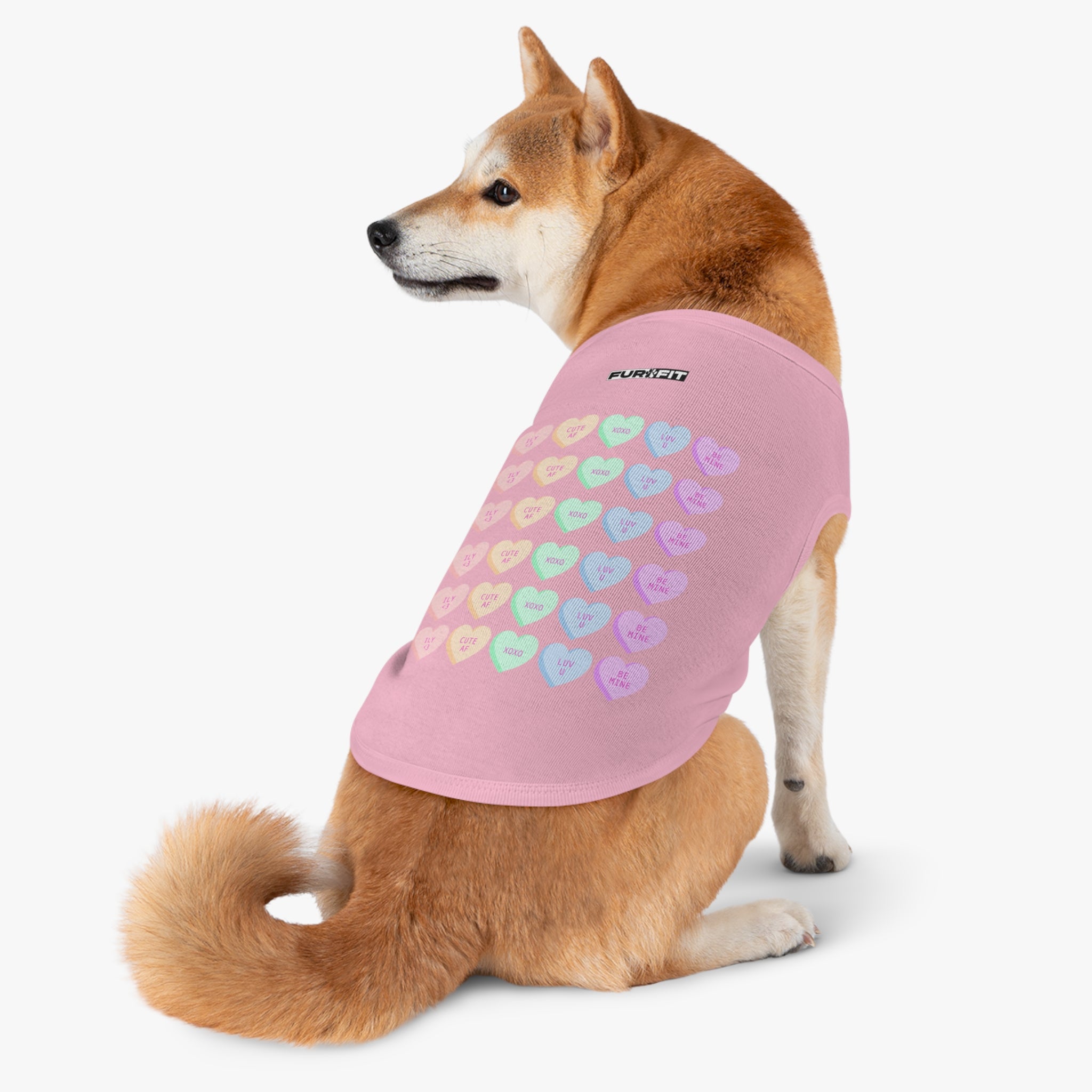 Pet T-shirt | Candy Heart Valentine Tee