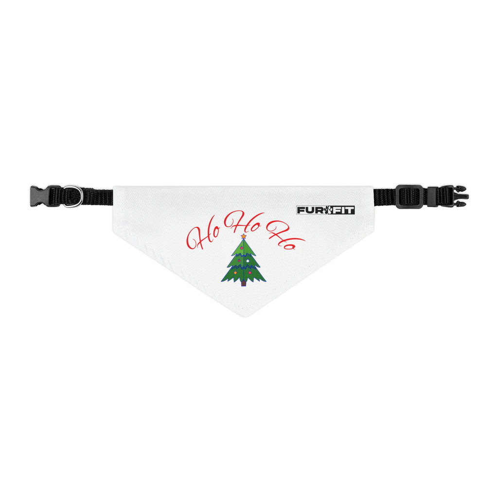 Pet Bandana Collar | 'Ho Ho Ho' (with tree)