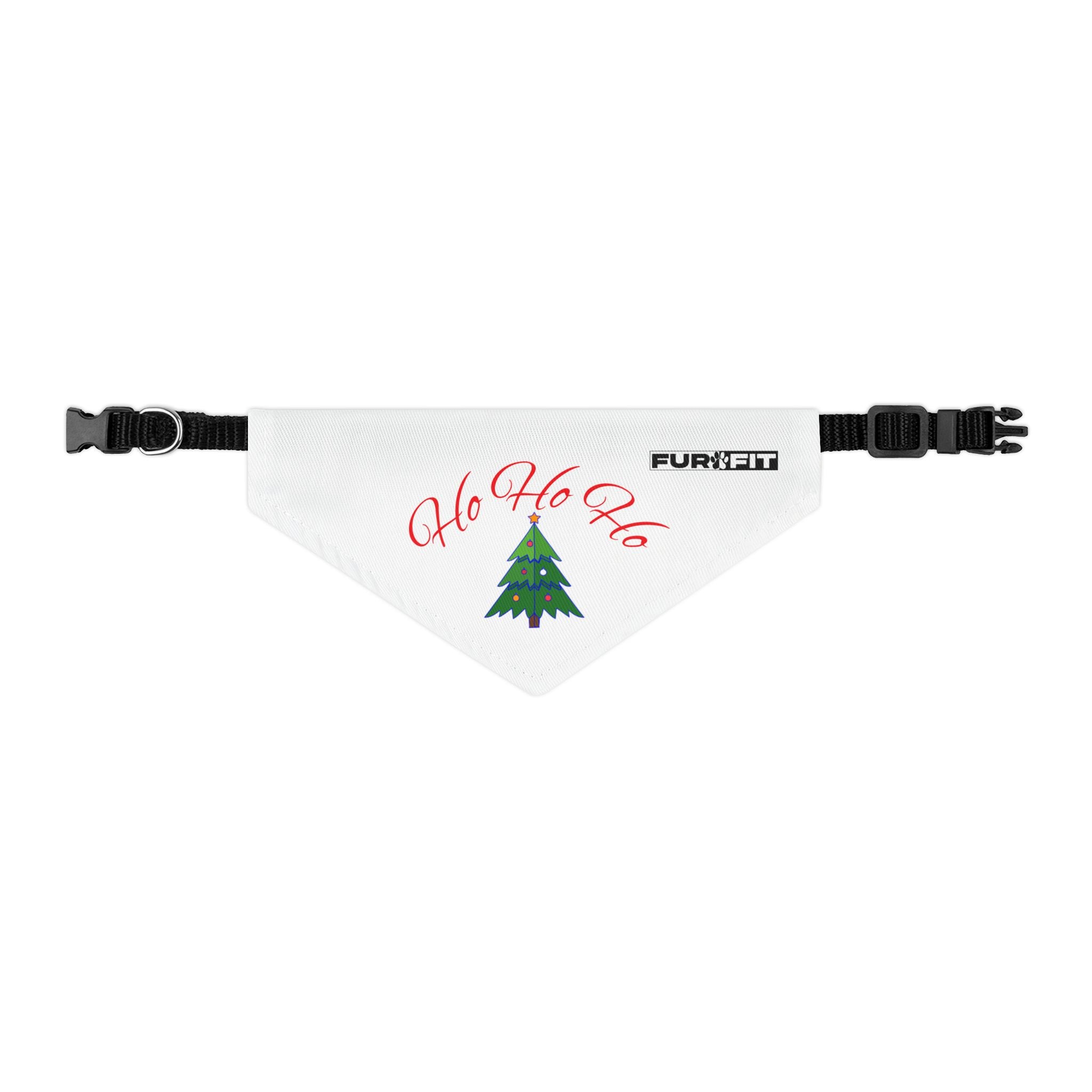 Pet Bandana Collar | 'Ho Ho Ho' (with tree)