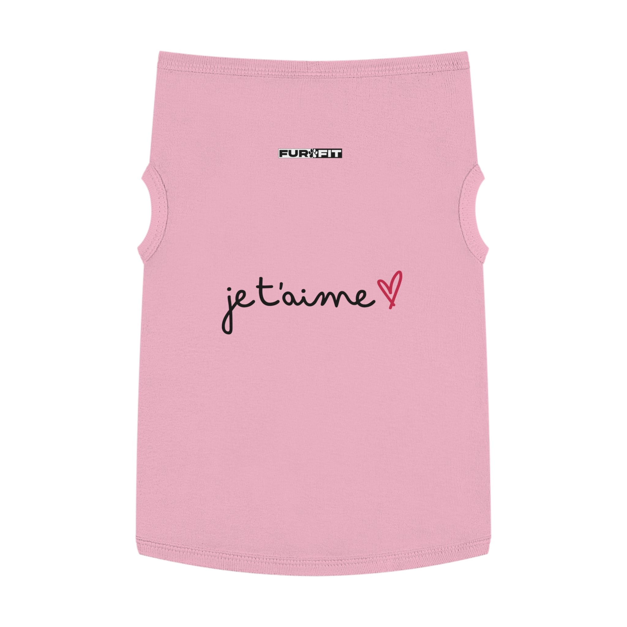 Pet T-shirt | "je t'aime" (I love you)