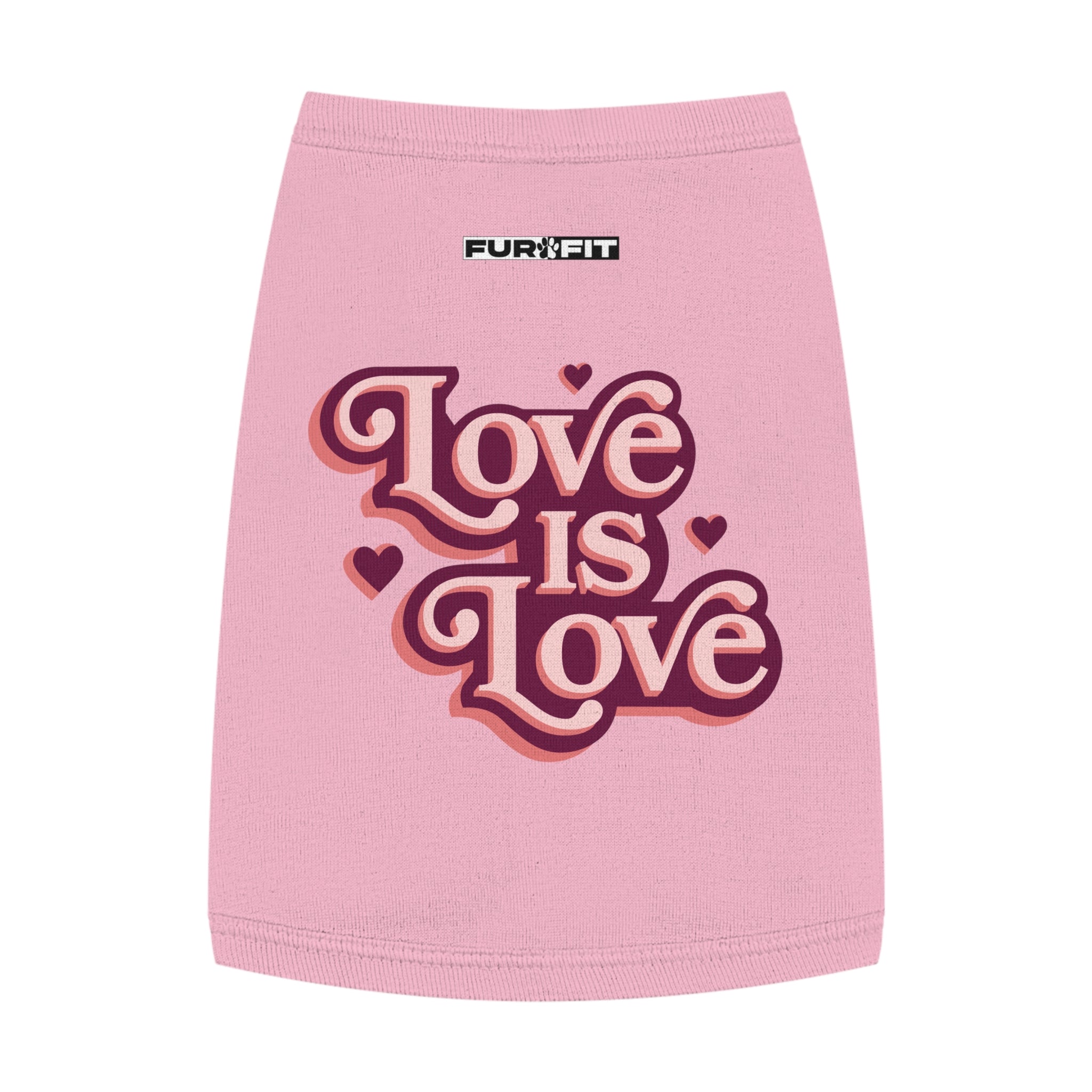 Pet T-shirt | "Love is Love"