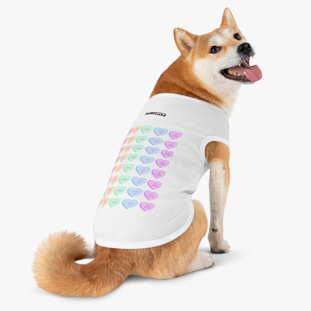 Pet T-shirt | Candy Heart Valentine Tee