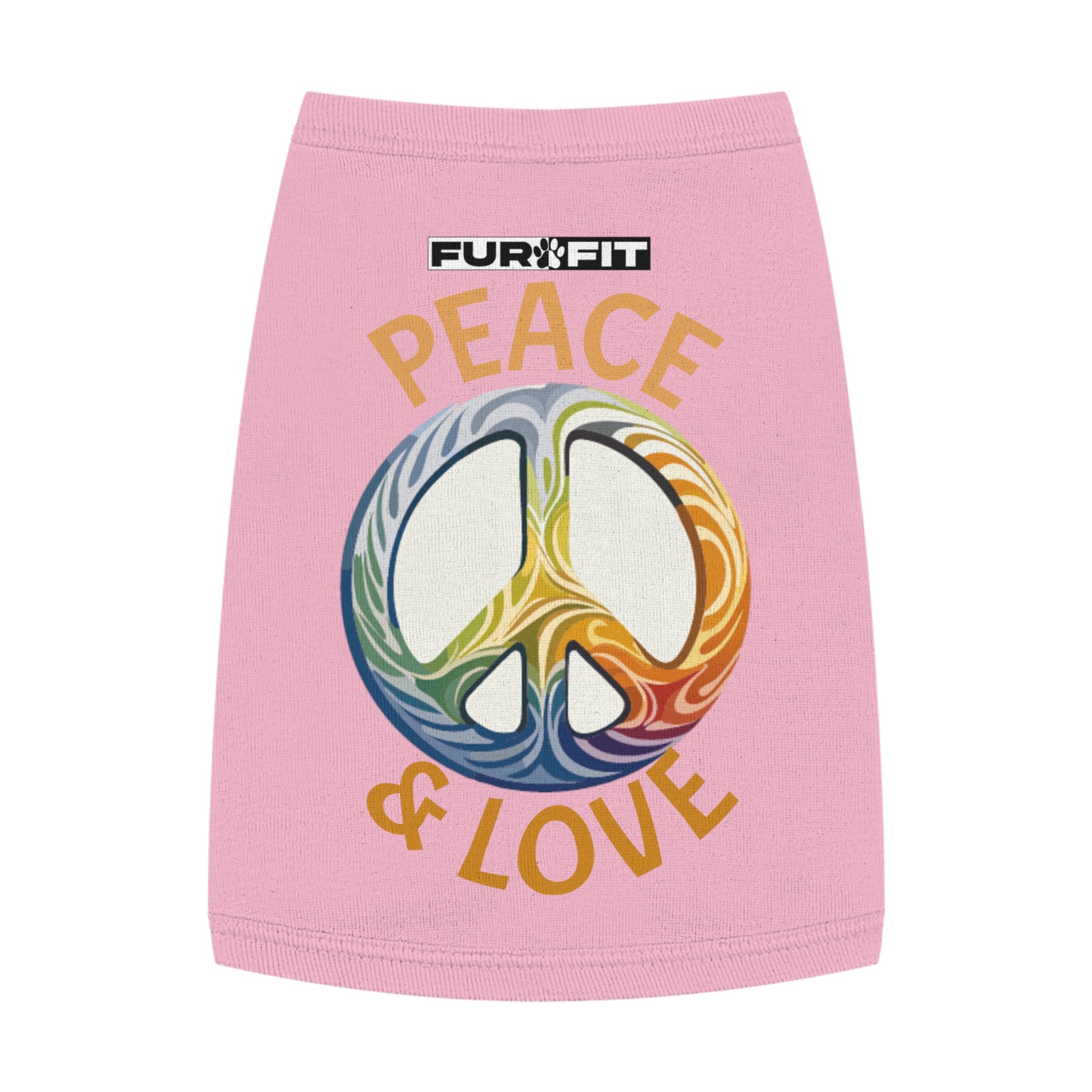 Pet T-shirt | "Peace & Love"