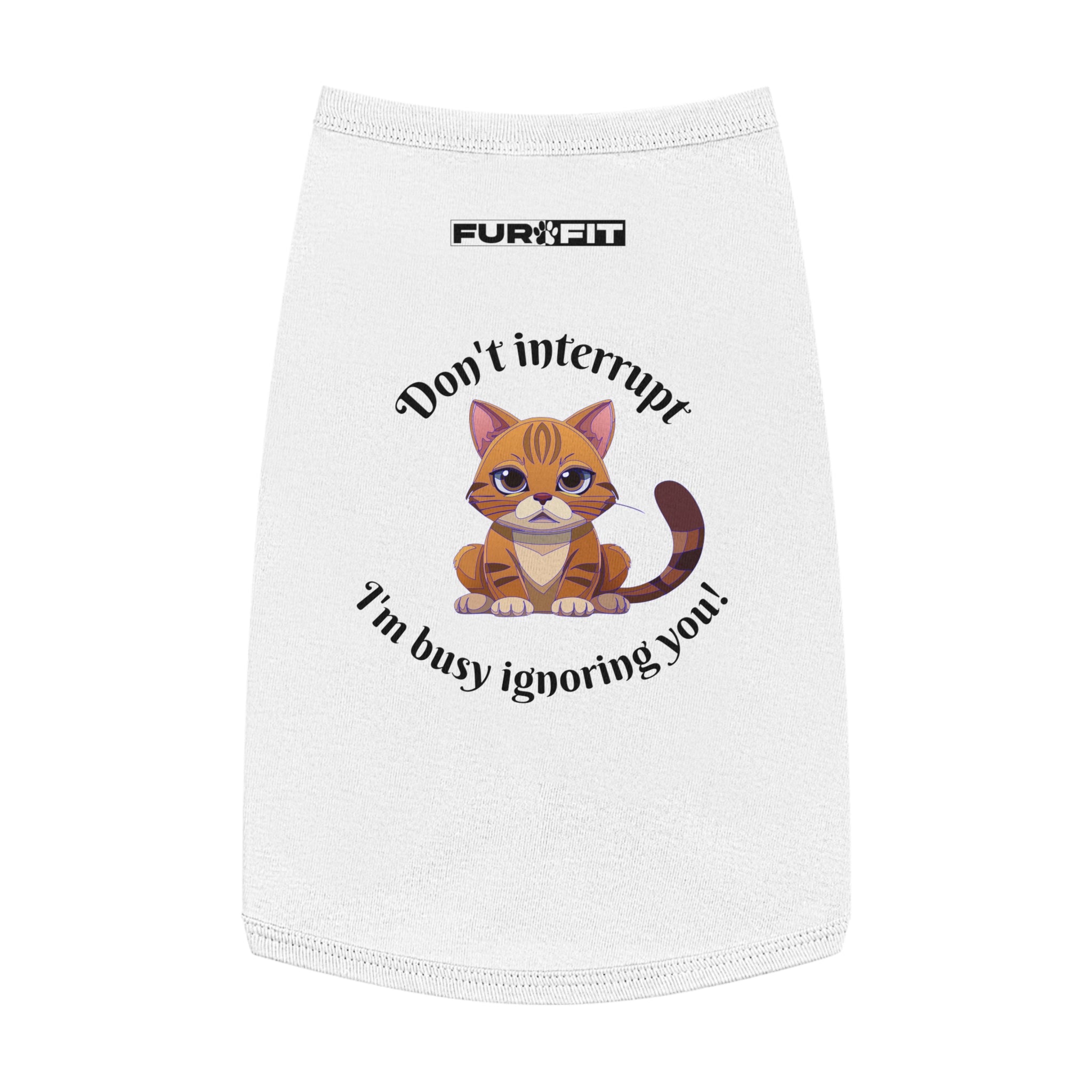 Pet T-shirt | "Don't Interrupt I'm Busy Ignoring You"