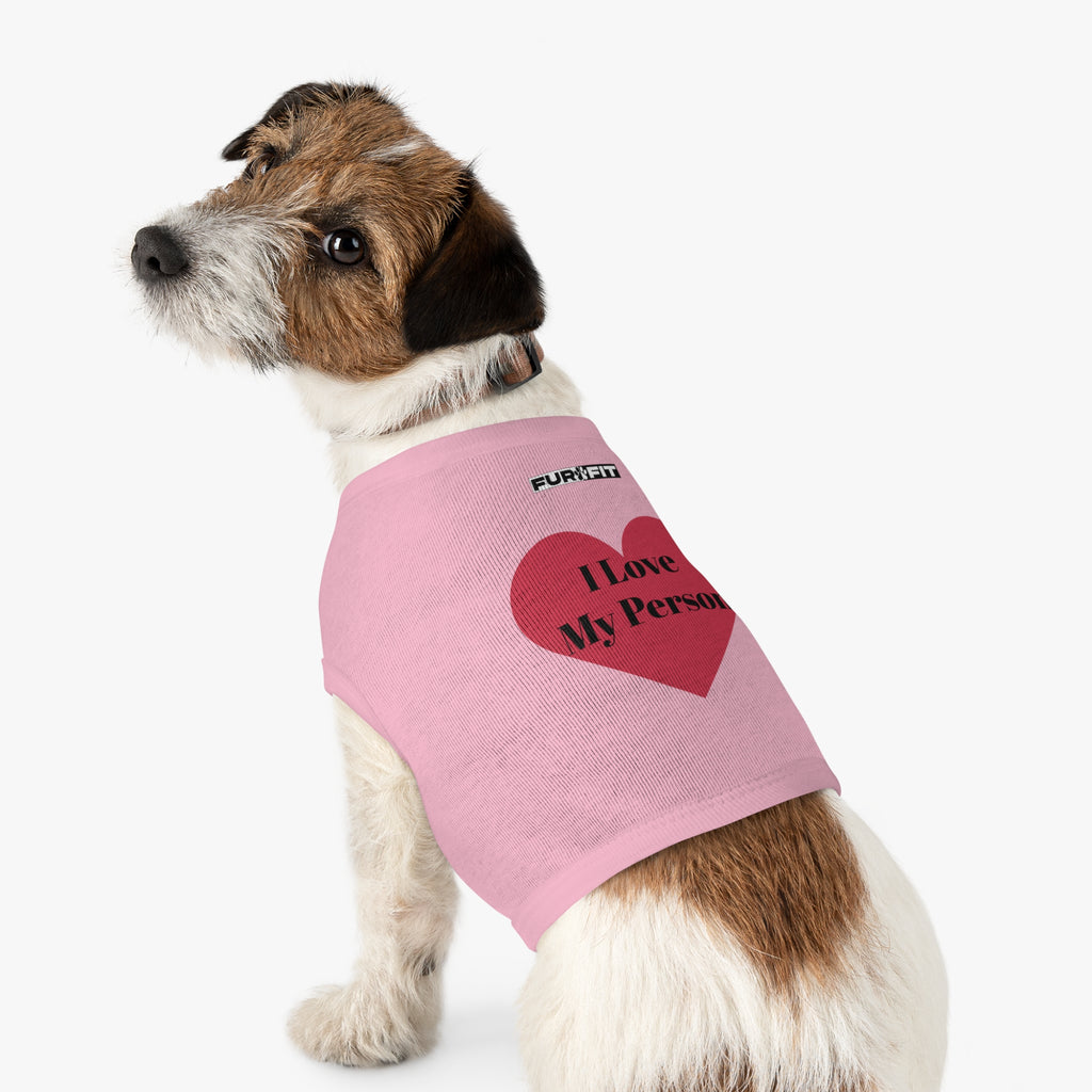 Pet T-shirt | "I Love My Person"