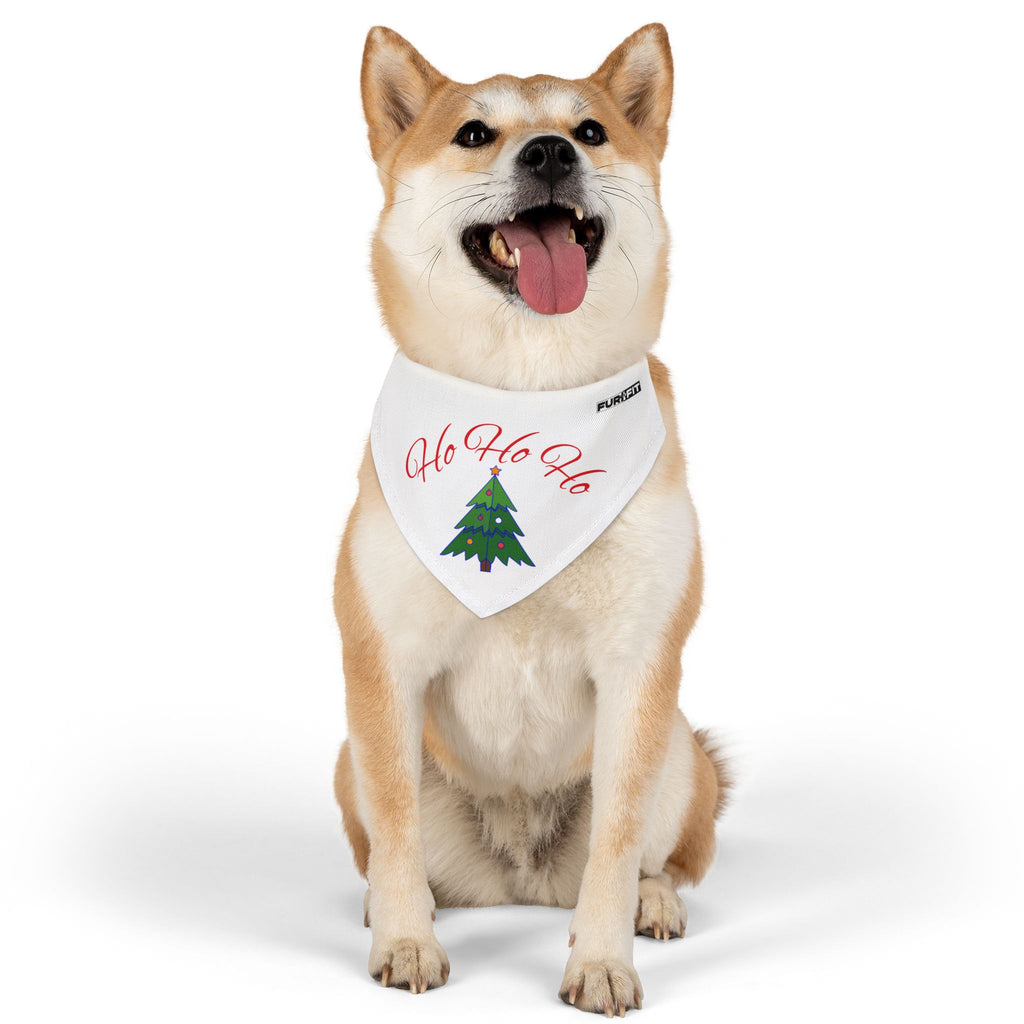 Pet Bandana Collar | 'Ho Ho Ho' (with tree)