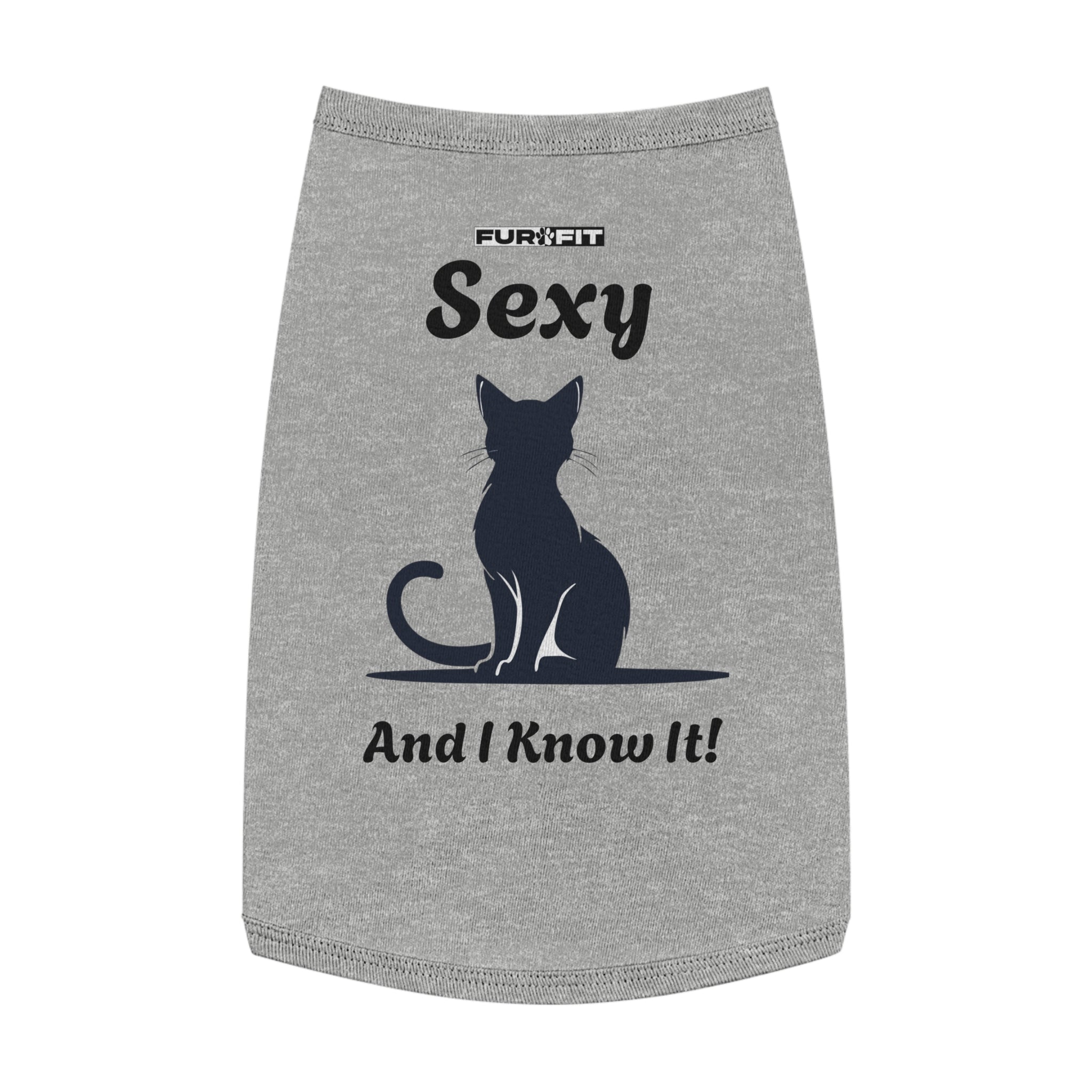 Pet Tank Top |  "Sexy And I Know It"
