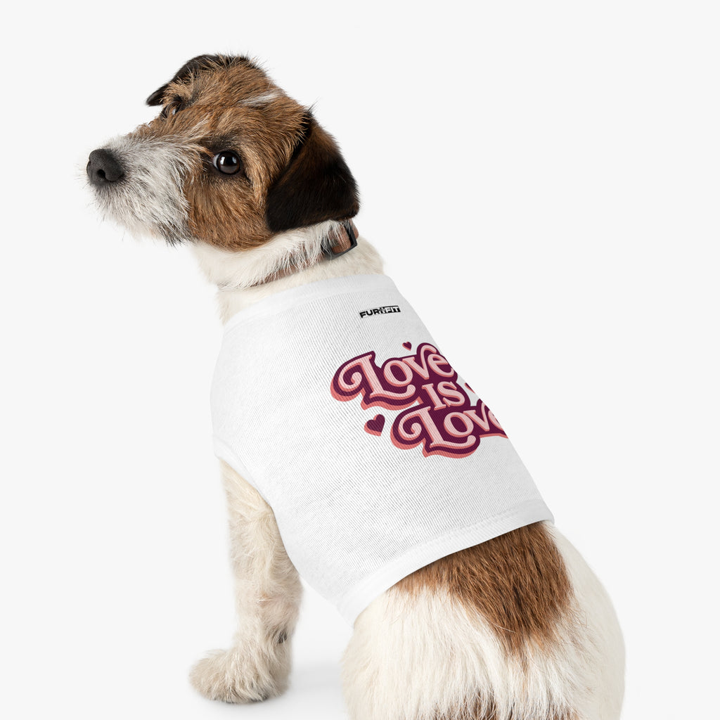 Pet T-shirt | "Love is Love"