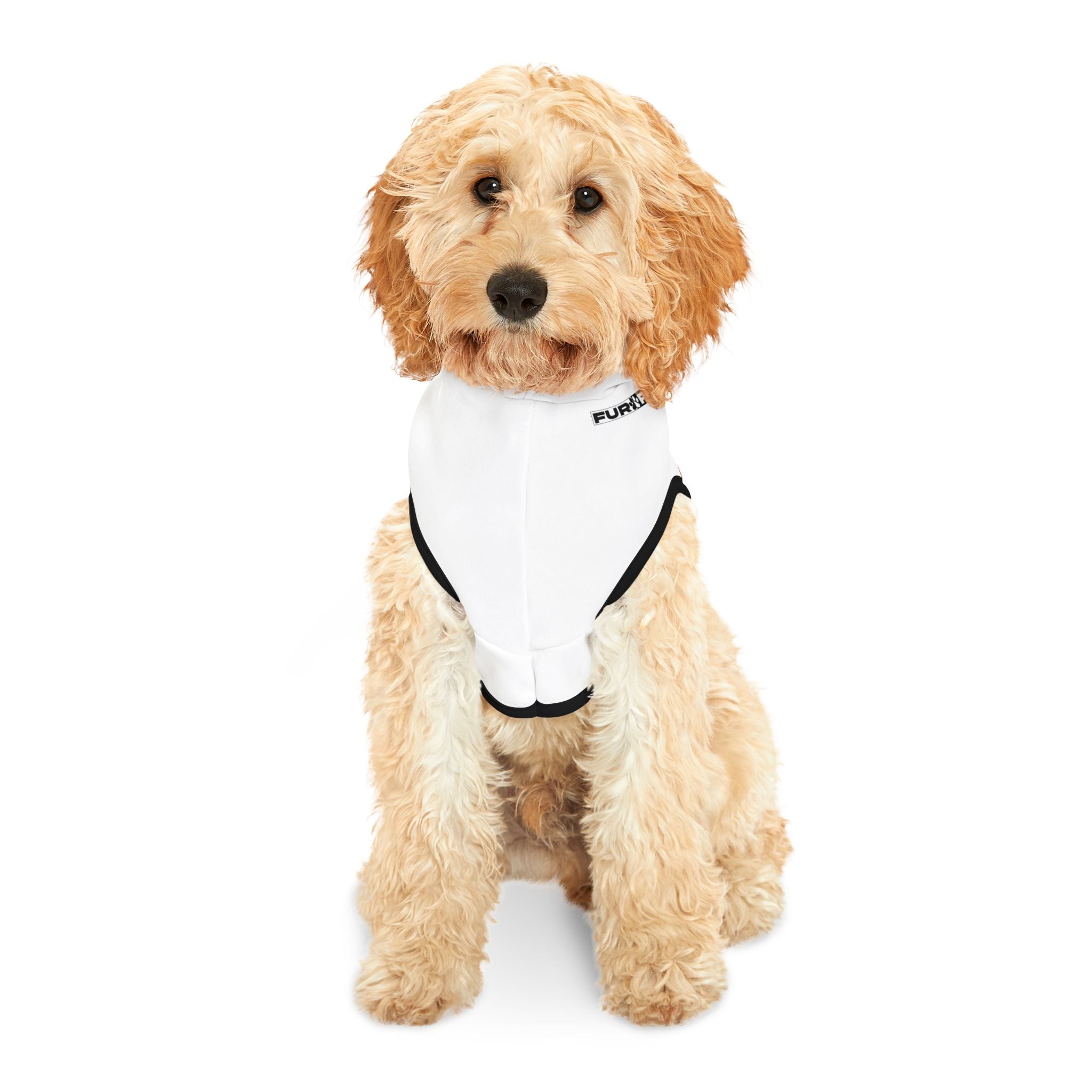 Pet Hoodie | "Puppy Power" (on white)